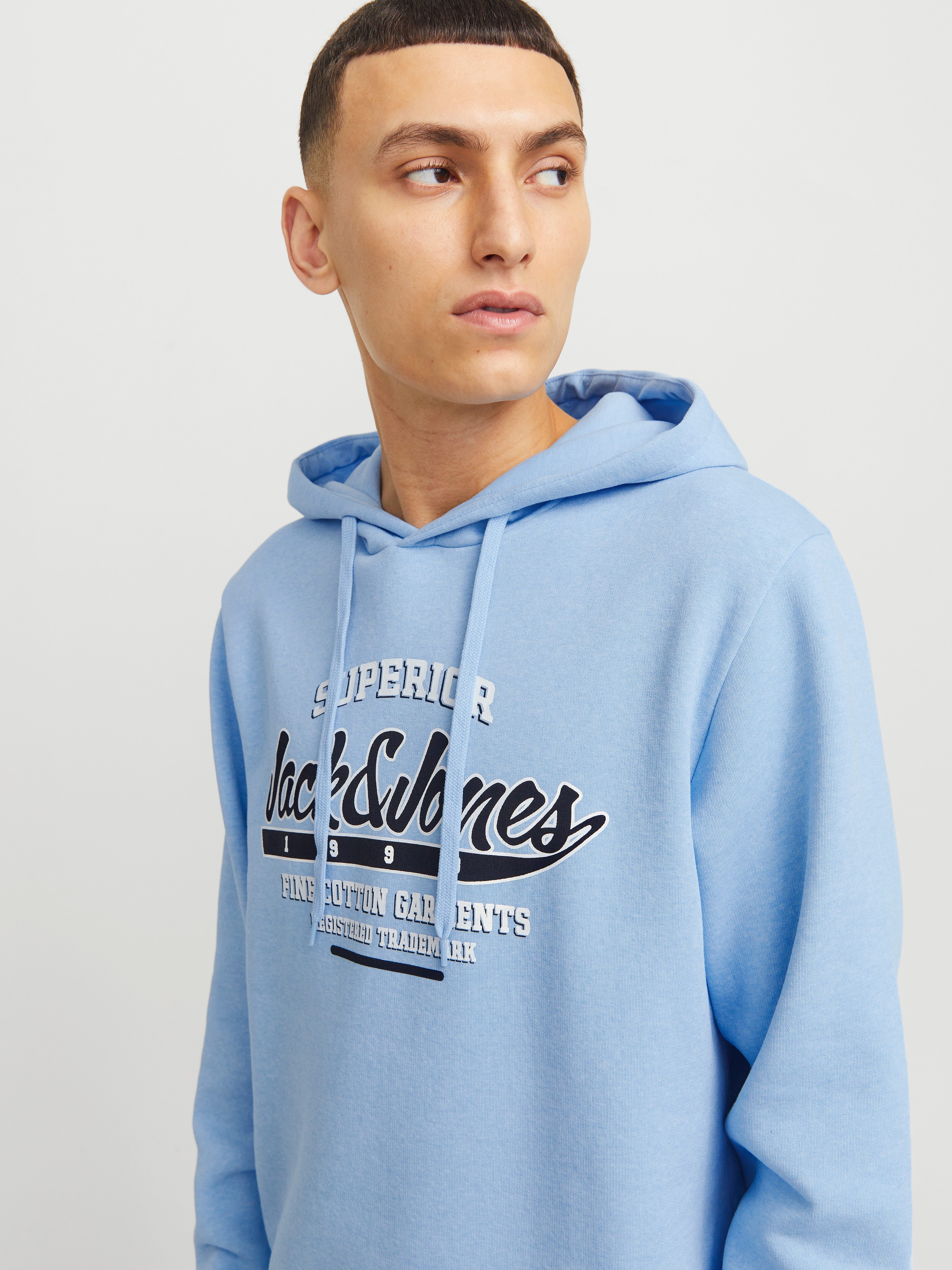 Jack & Jones Hoodie JJELOGO SWEAT HOOD 2 COL 24 25 NOOS
