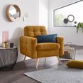 exxpo - sofa fashion fauteuil geel