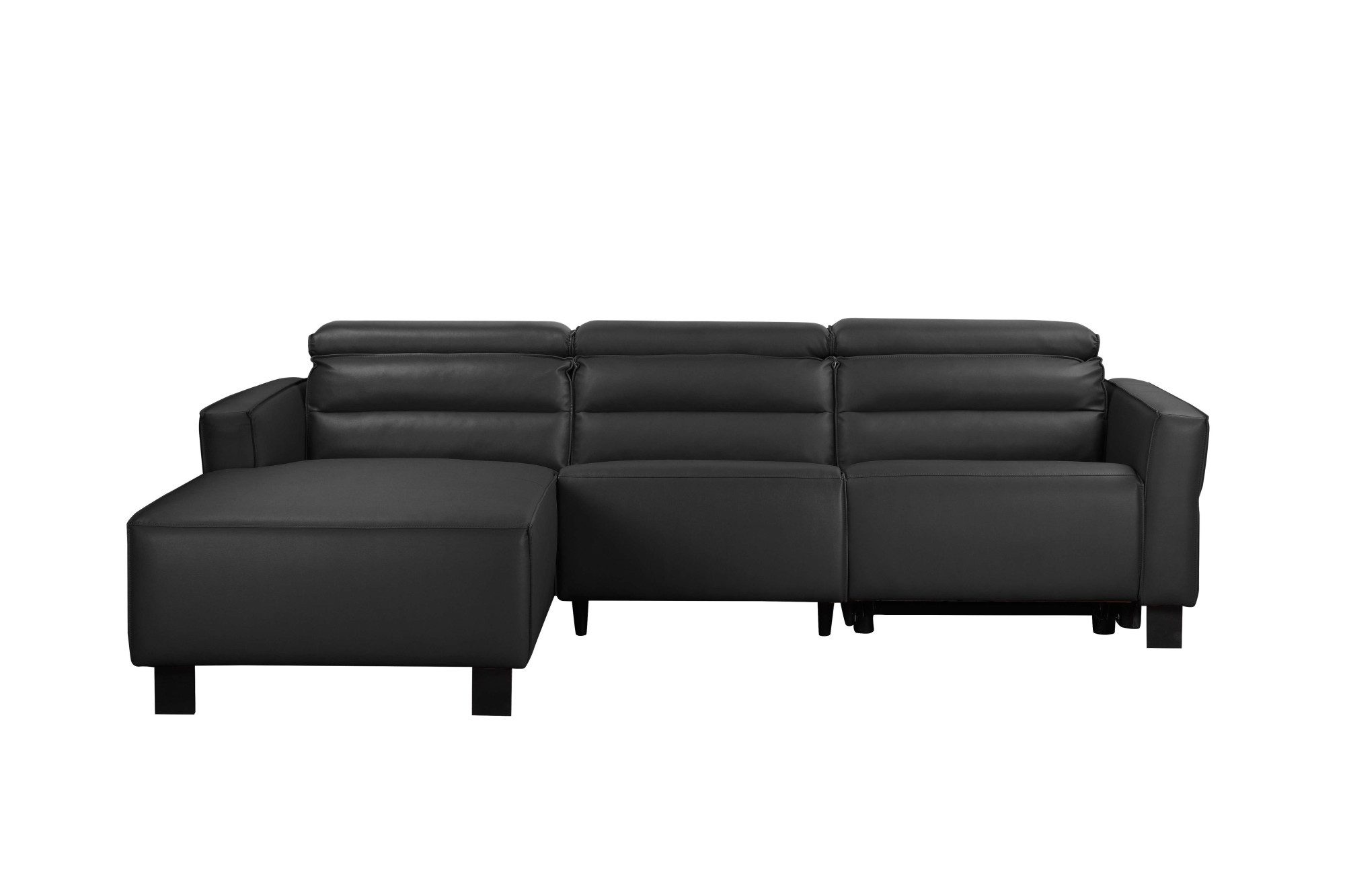 Places of Style Hoekbank Carpari, L-vorm, 263 cm, handmatige of elektrische relaxfunctie