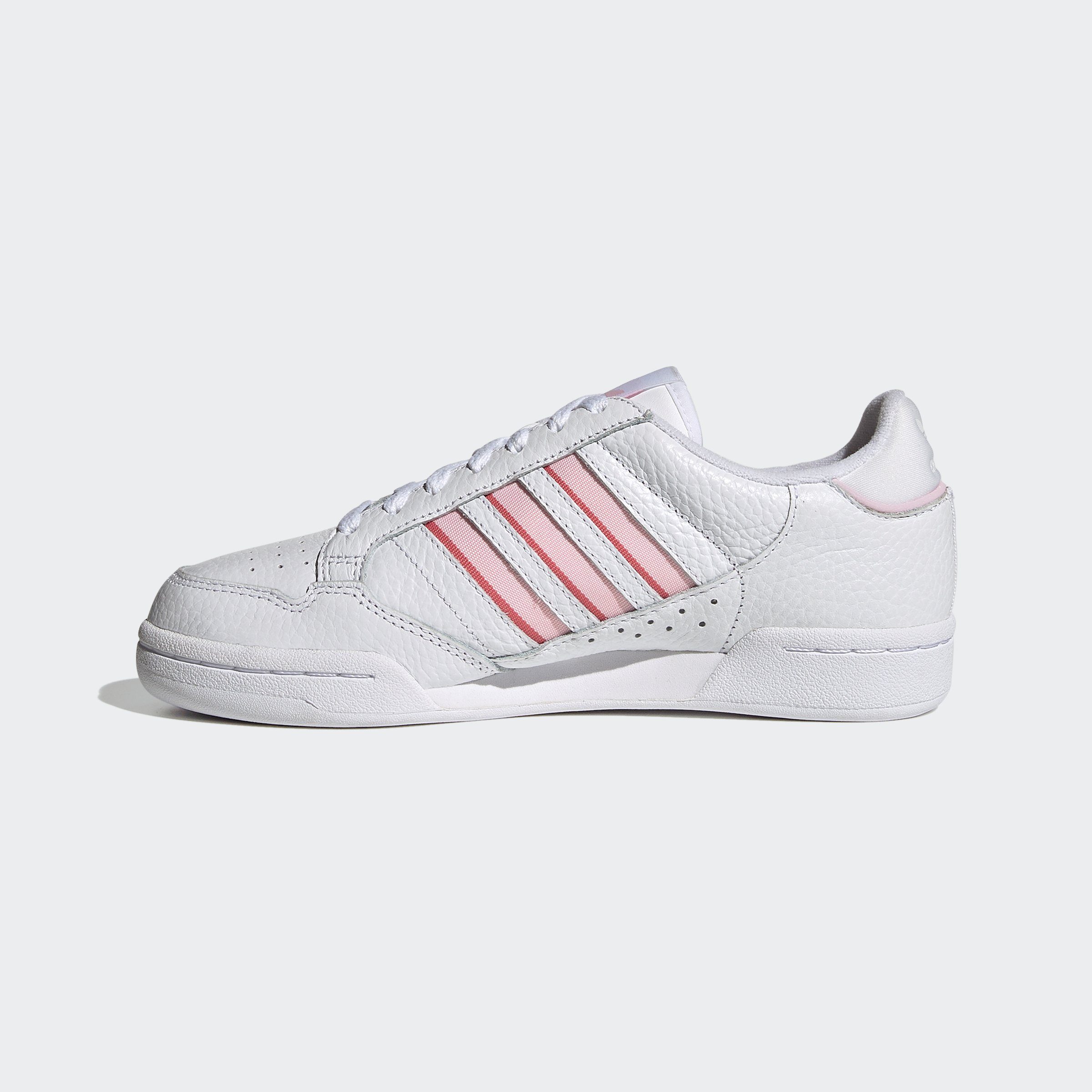 adidas pink with white stripes