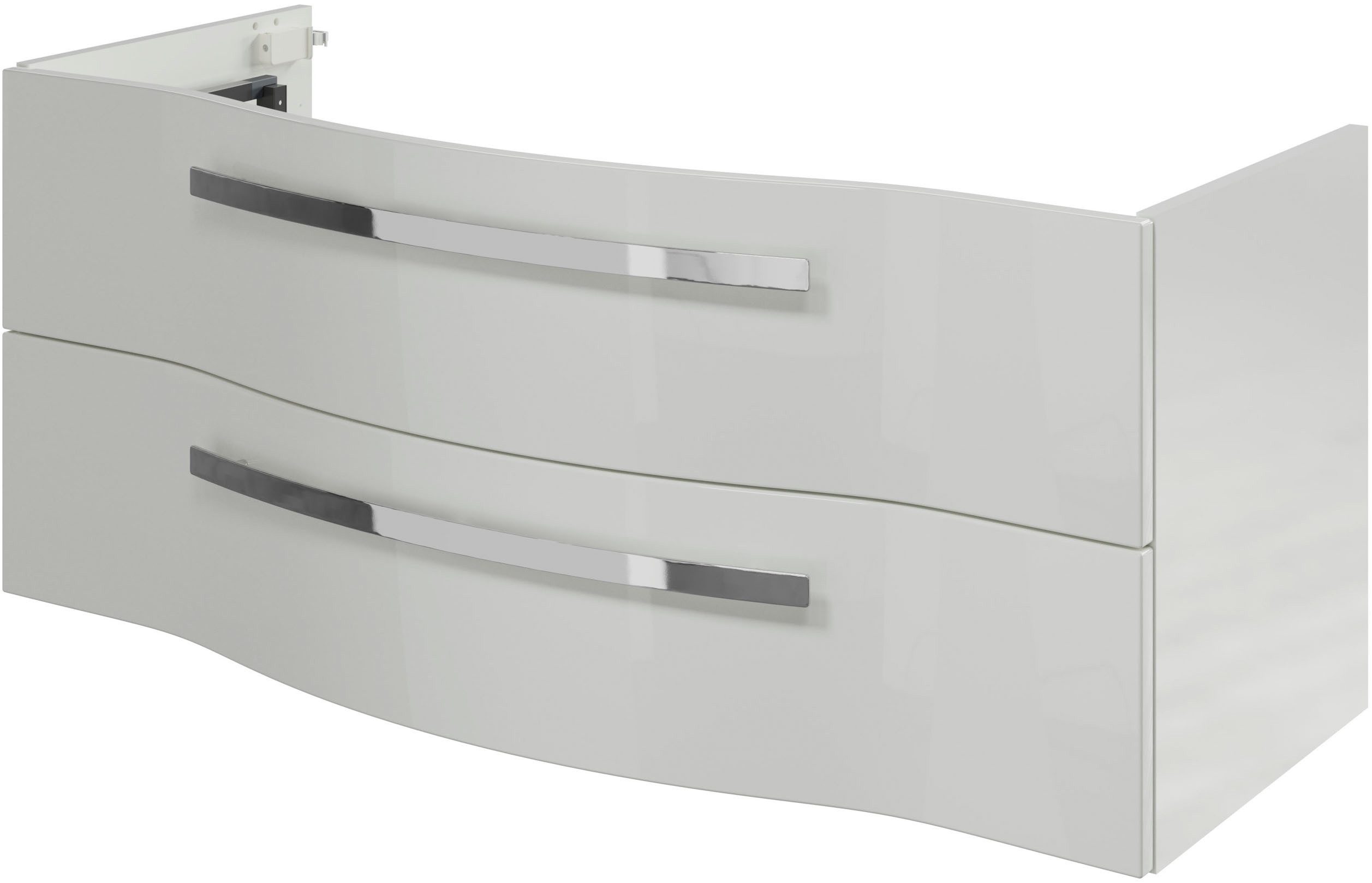 Saphir Wastafelonderkast Serie 4005 glazen wastafel met onderkast, 117 cm breed