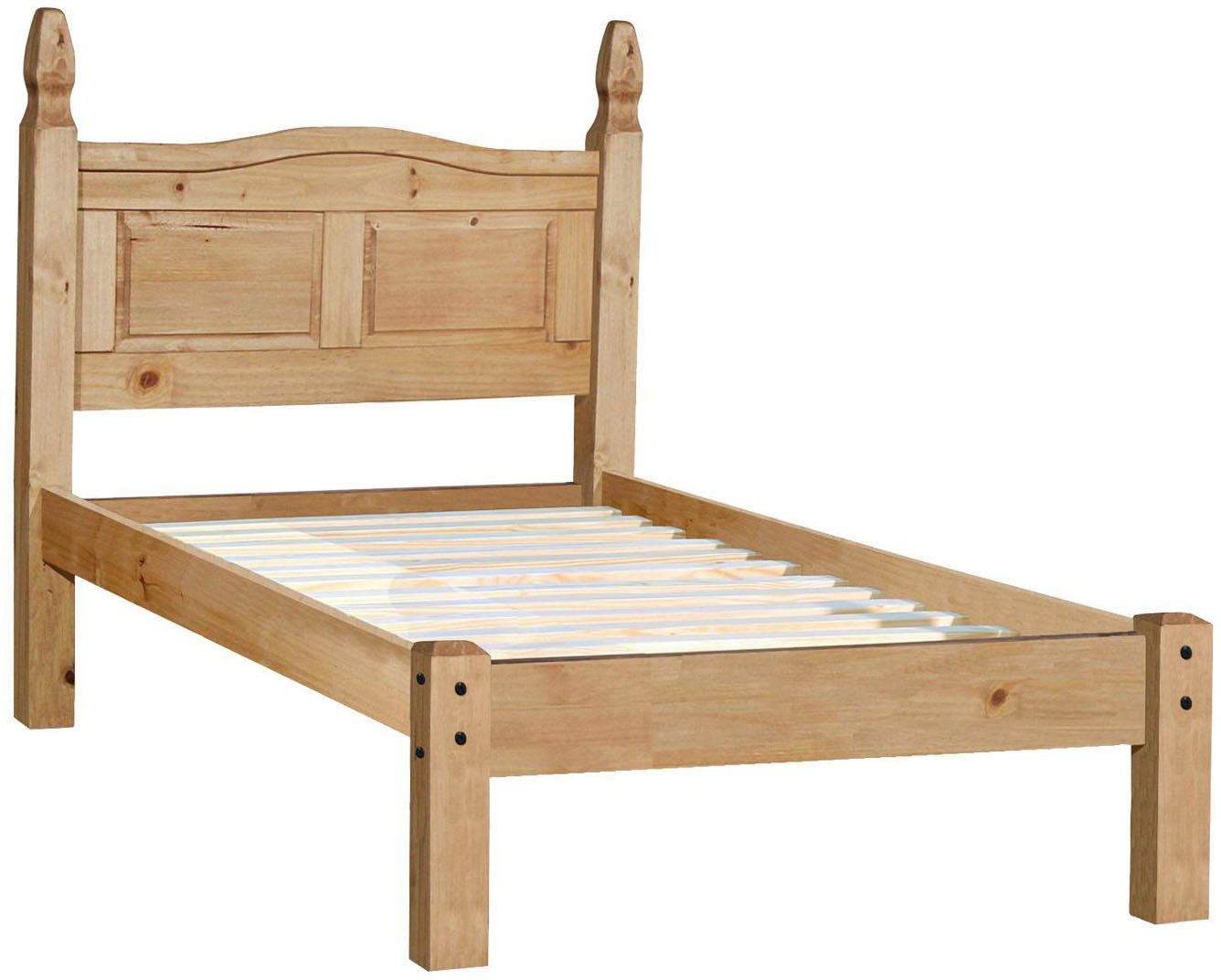 Home affaire Bedframe Houten oppervlak honingkleurig gewaxed (1-delig)