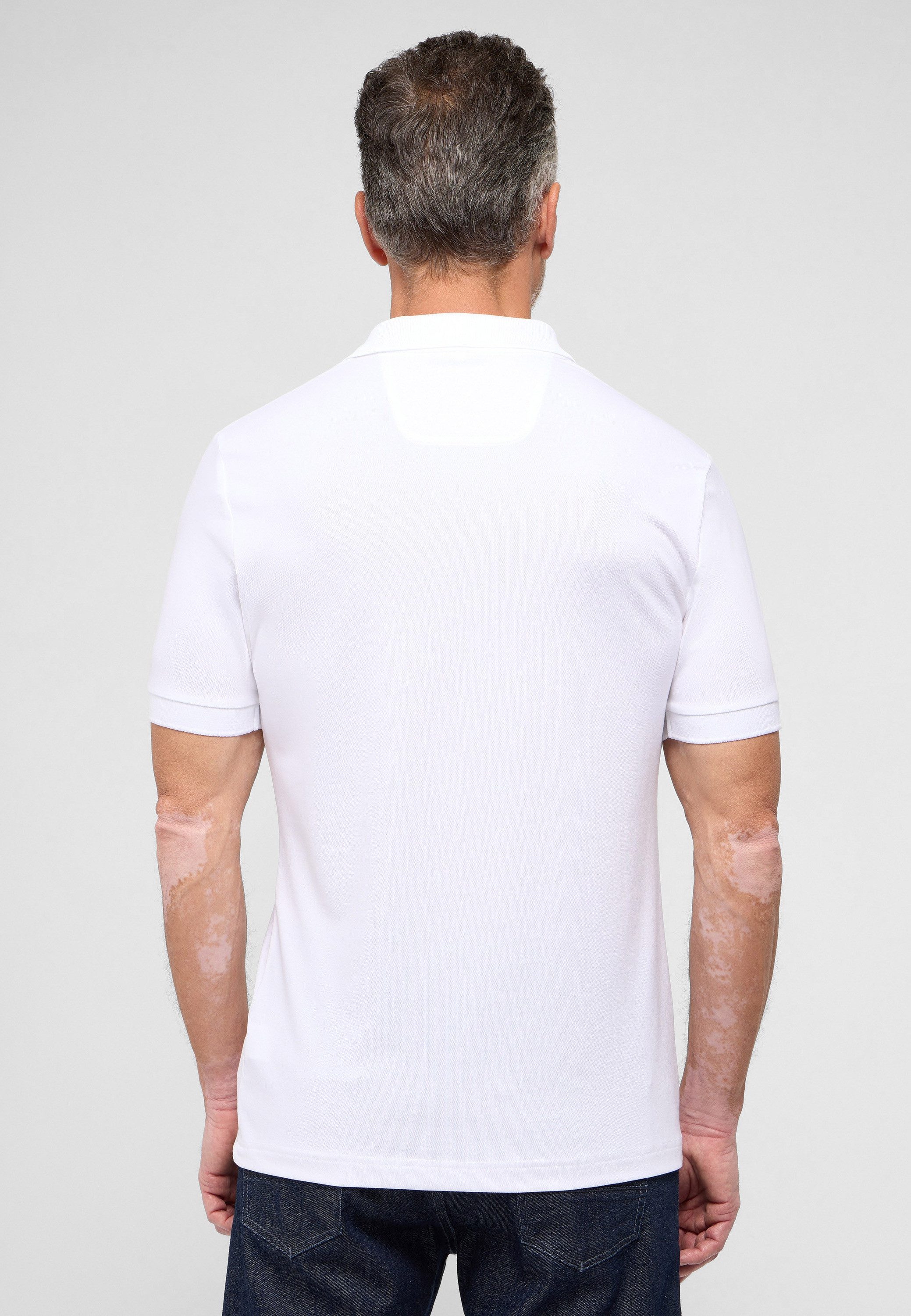Eterna Overhemd met korte mouwen Slim fit EASY IRON (gemakkelijk te strijken)