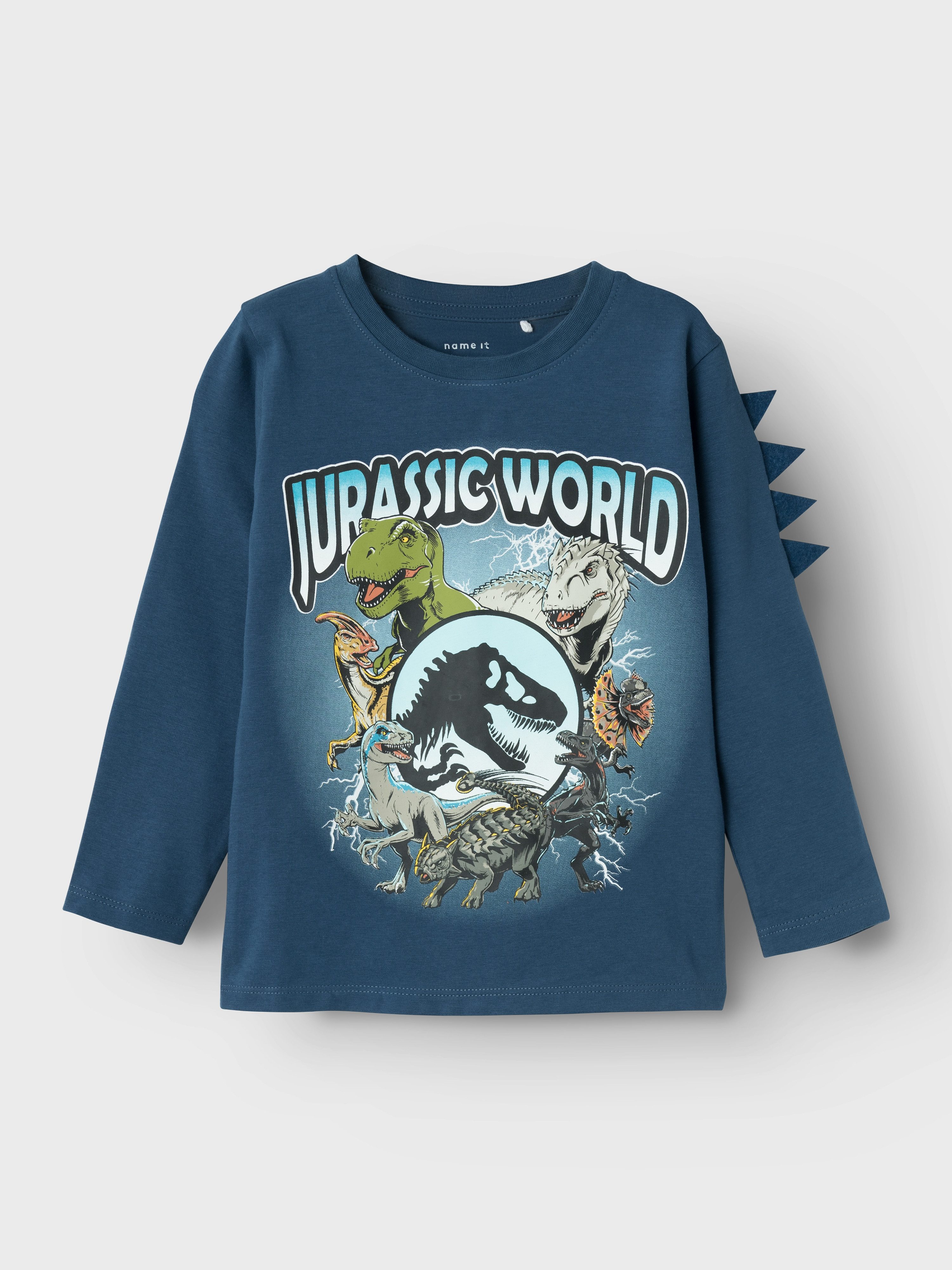 Name It Shirt met lange mouwen NMMJOLLY JURASSIC LS TOP NOOS SKY
