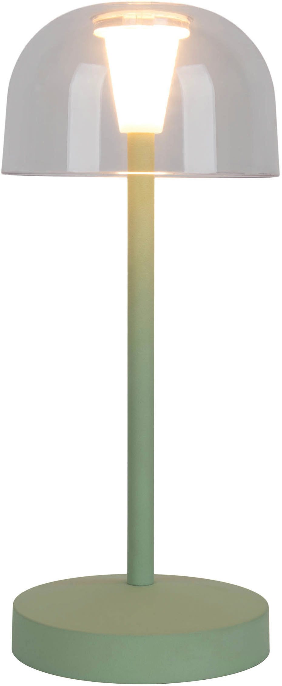 näve Led-tafellamp Gomba 18,5 cm 2-delig set, oplaadbaar, usb-kabel, geheugenfunctie, traploos dimbaar (2 stuks)