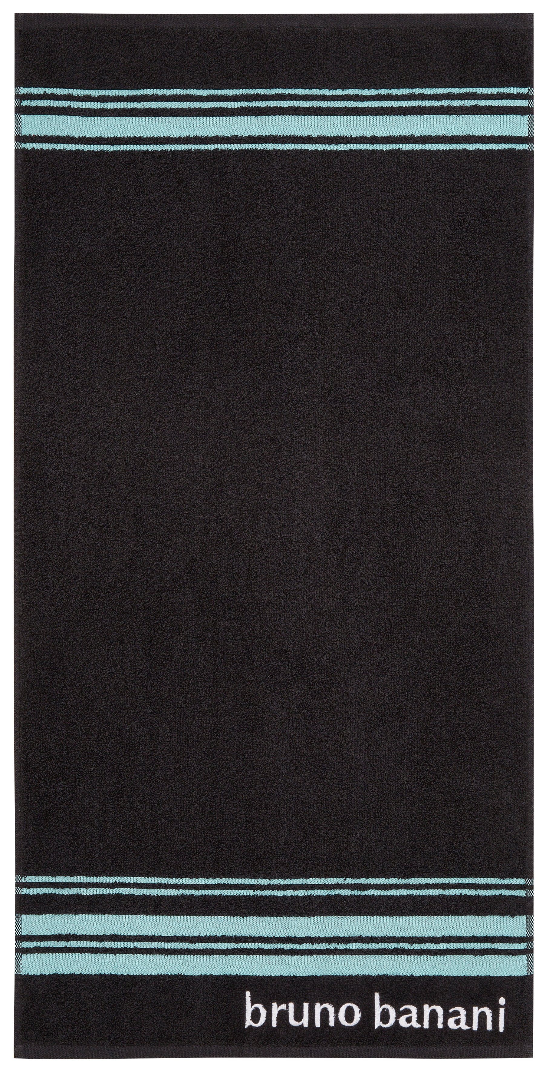 Bruno Banani Handdoekenset Daniel, 1 badlaken 70x140, 2 handdoeken 50x100, 2 gastendoekjes 30x50 (set, 5-delig)