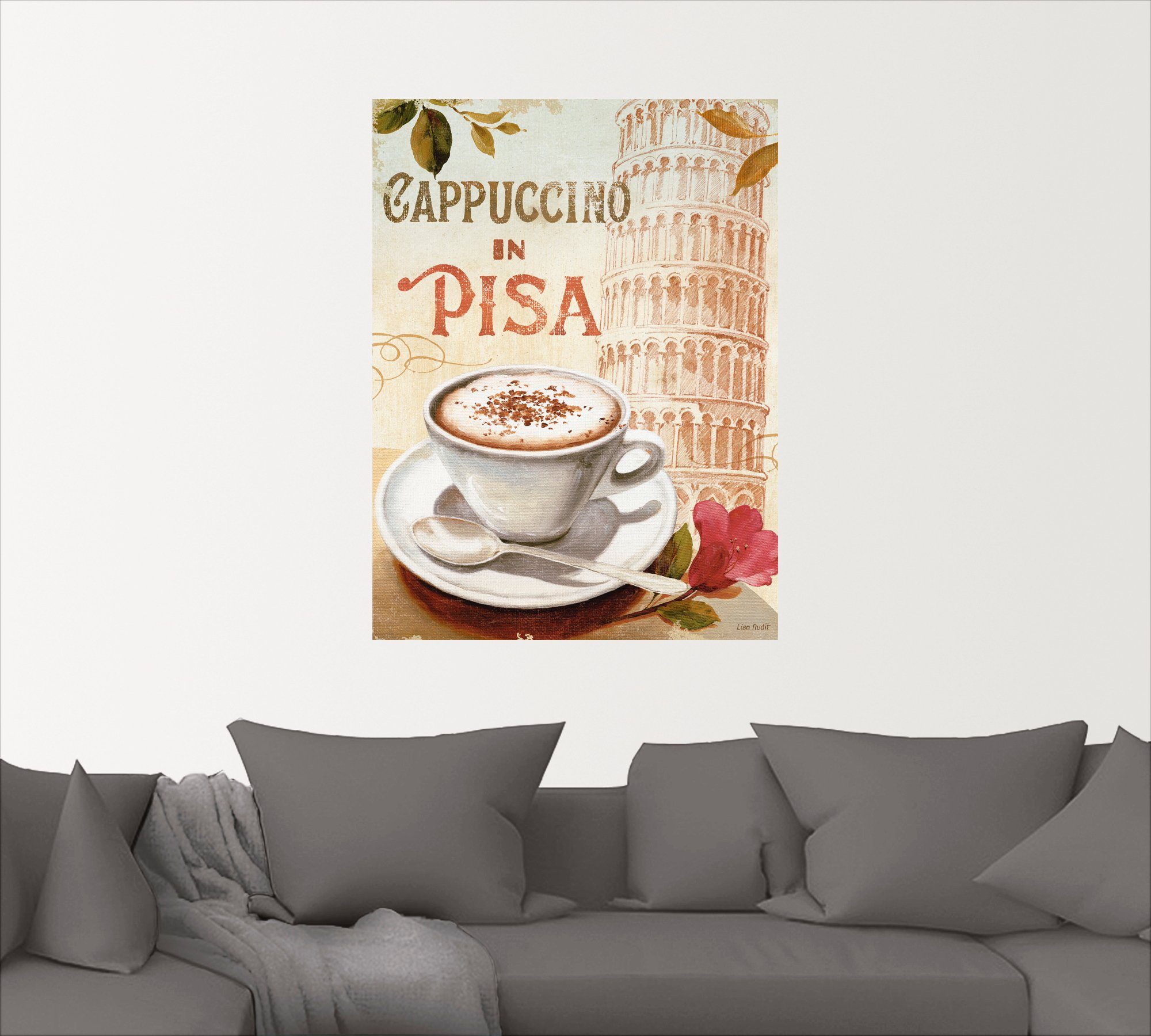 Artland Artprint Koffie in Europa IV als artprint op linnen, muursticker in verschillende maten