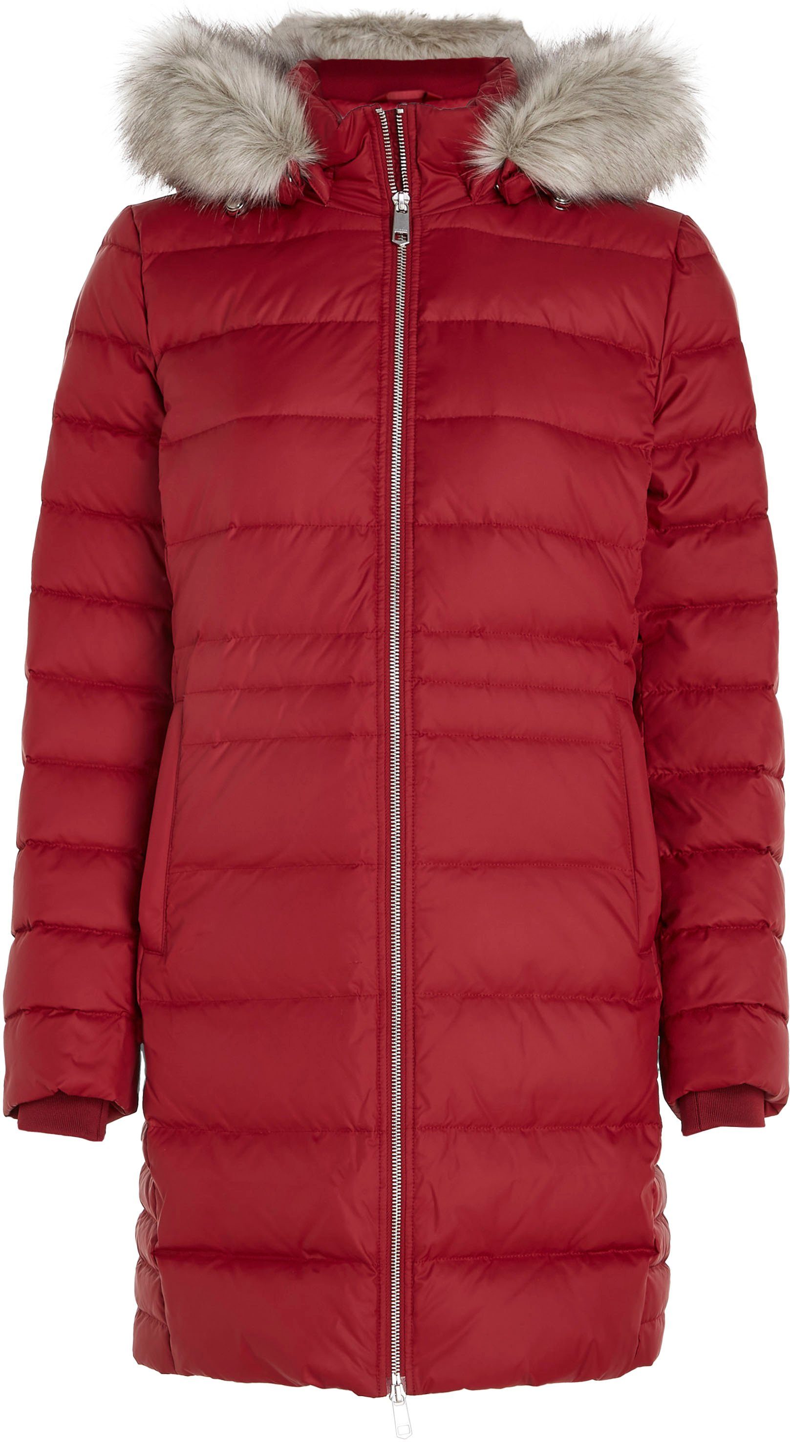 Tommy Hilfiger Curve Donsjas CRV TYRA DOWN COAT WITH FUR
