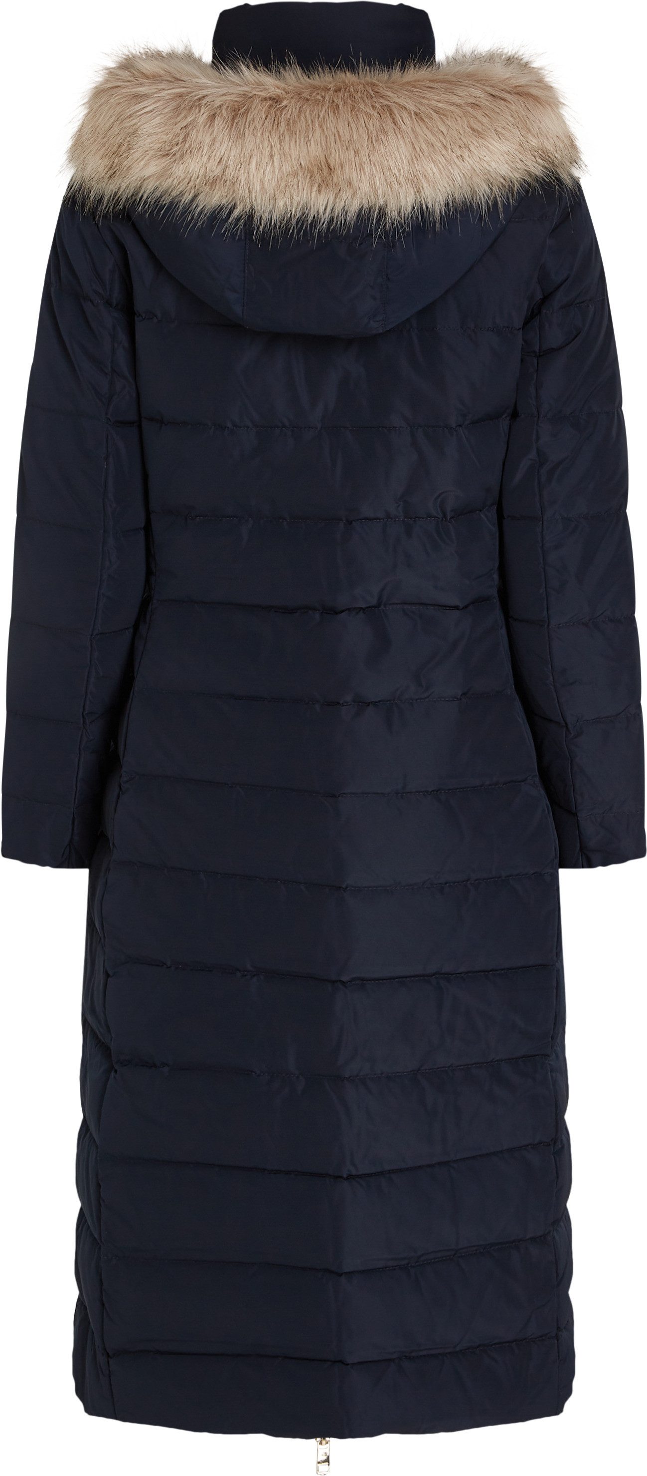 Tommy Hilfiger Gewatteerde jas HERITAGE DOWN TYRA MAXI WITH FUR