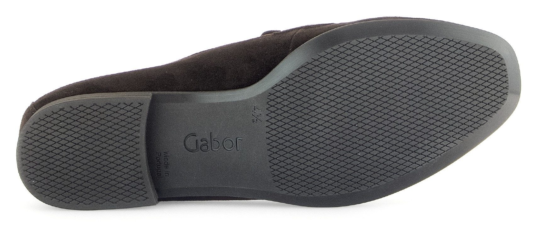 Gabor Instappers , businessschoen, lage schoen, instapschoen met beklede siergesp