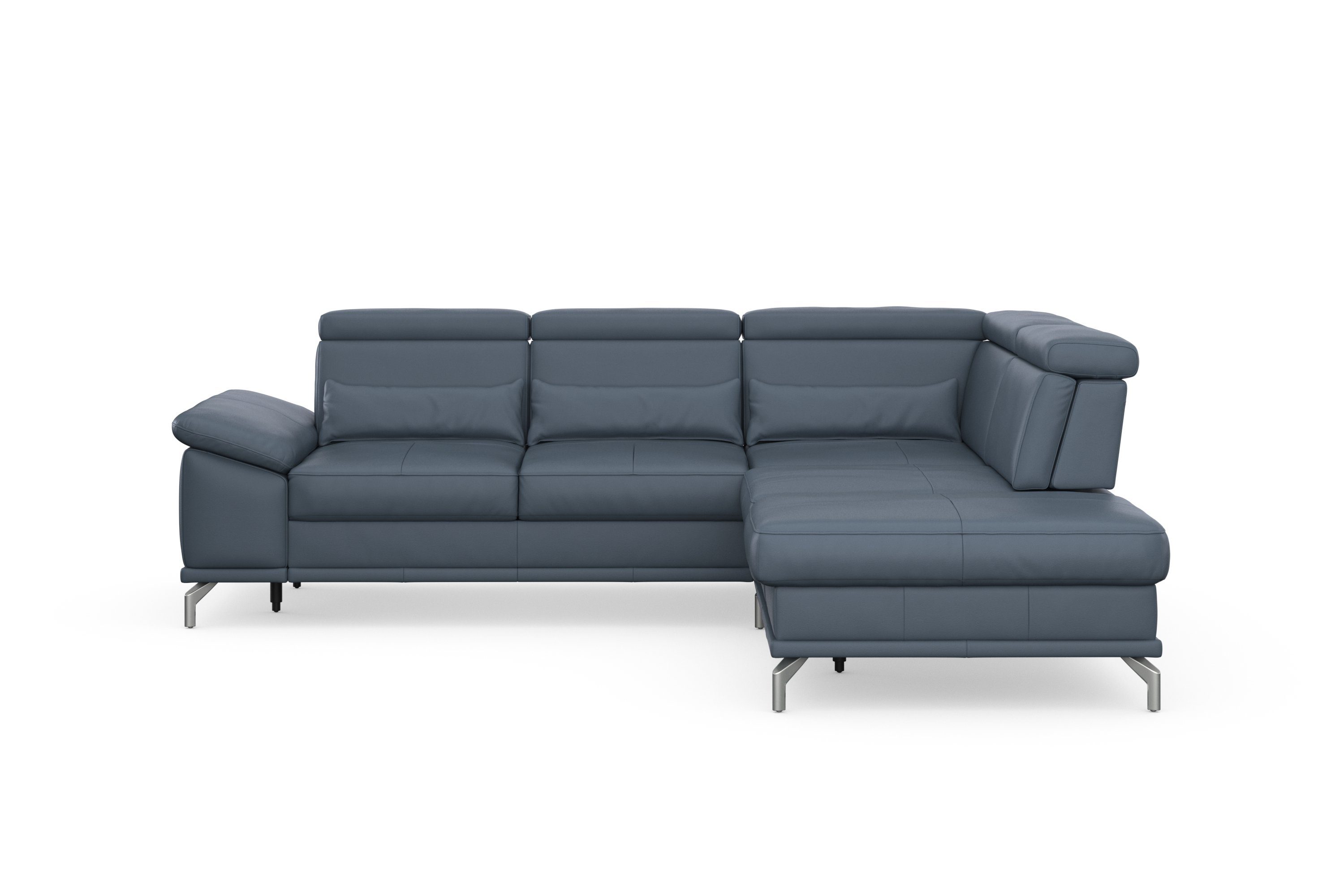 sit&more Hoekbank Cabrio L-vorm, met zitdiepteverstelling, arm- en hoofdsteunverstelling