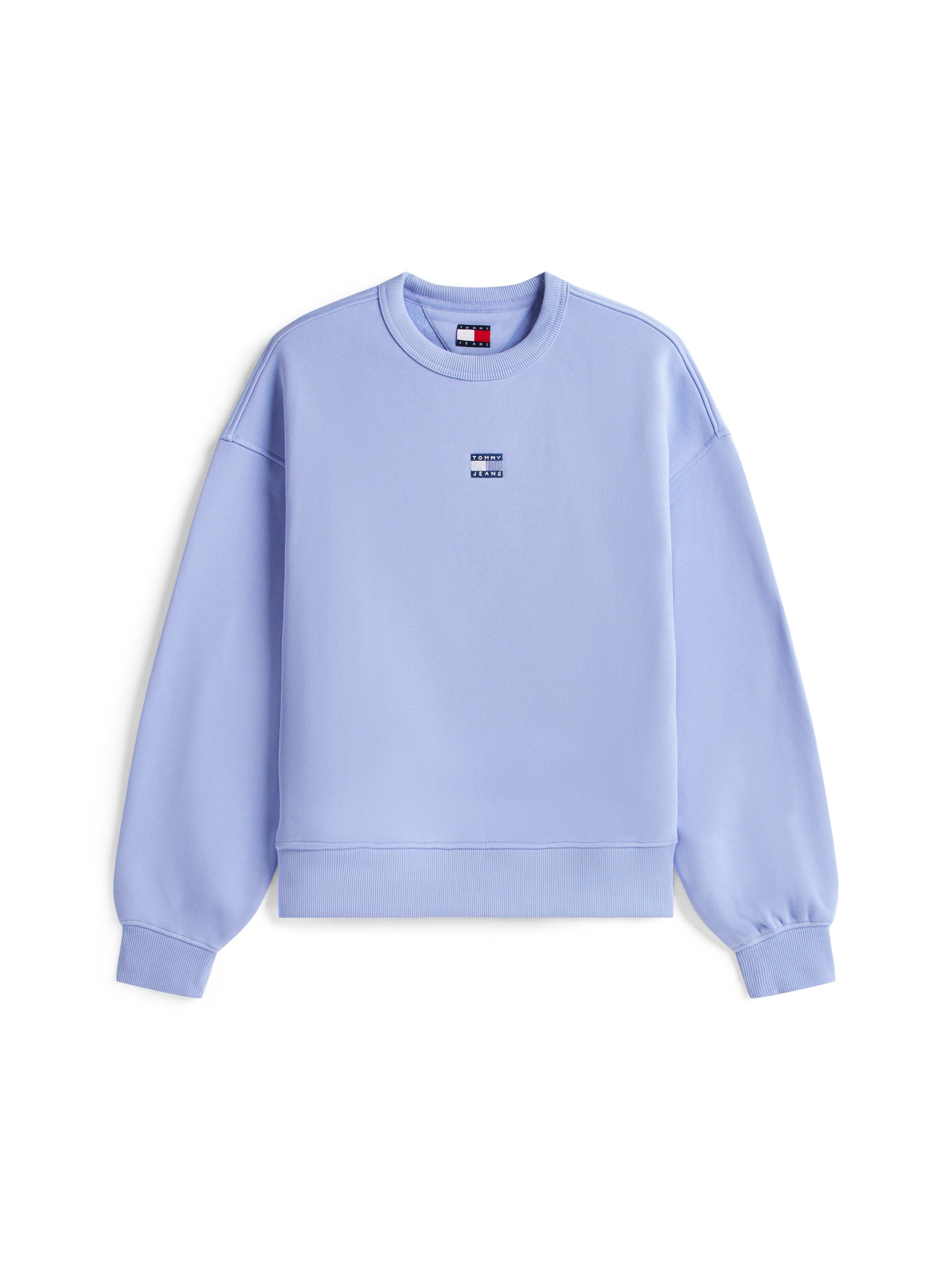 TOMMY JEANS Sweatshirt TJW BXY BADGE met drop-shoulder design en logo aan de voorkant