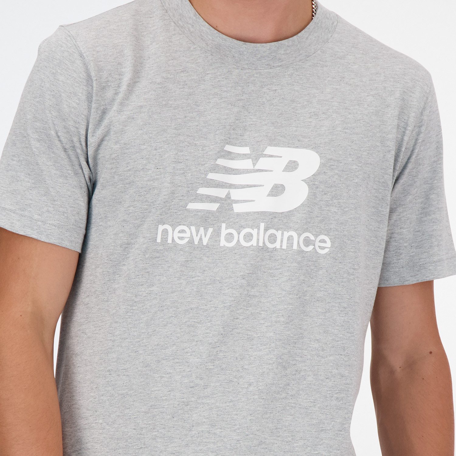 New Balance T-shirt Sport Essentials logo T-shirt NB NAVY