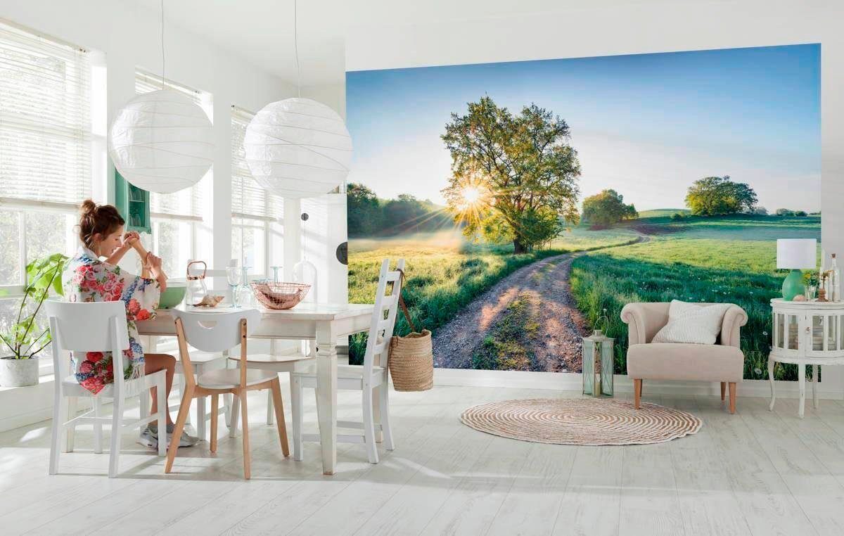 Komar Vliesbehang Digitale print vlies - A New Day in Paradise - Afmeting 400 x 250 cm (1 stuk)