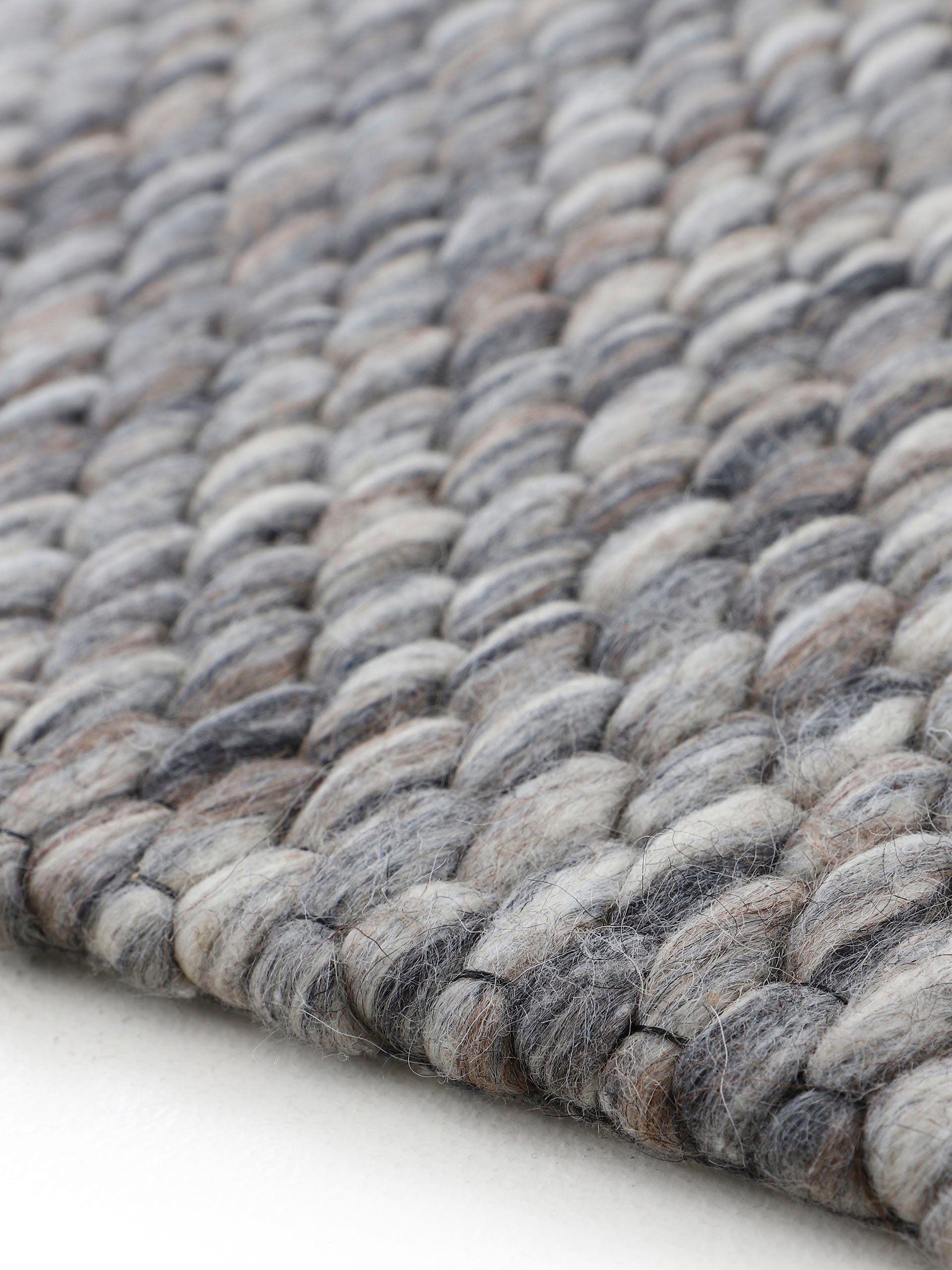 carpetfine Wollen kleed Sina Handgeweven tapijt, 100% wol, gemêleerd, handgeweven, zacht & knuffelig