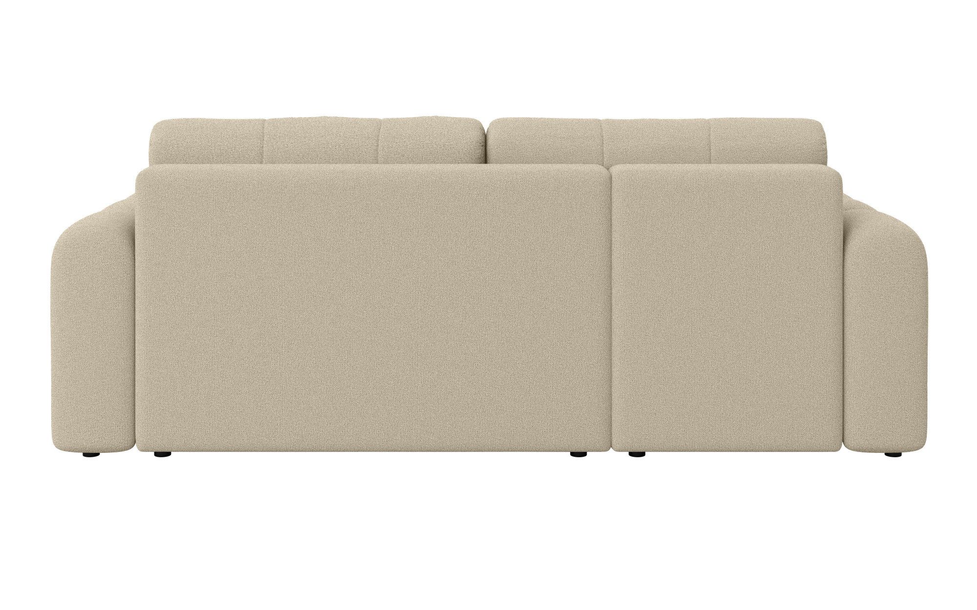INOSIGN Hoekbank Manilla, optioneel met bedfunctie, B/D/H 265/170/91 cm L-vorm met recamiere rechts/links bestelbaar, golfondersteuning