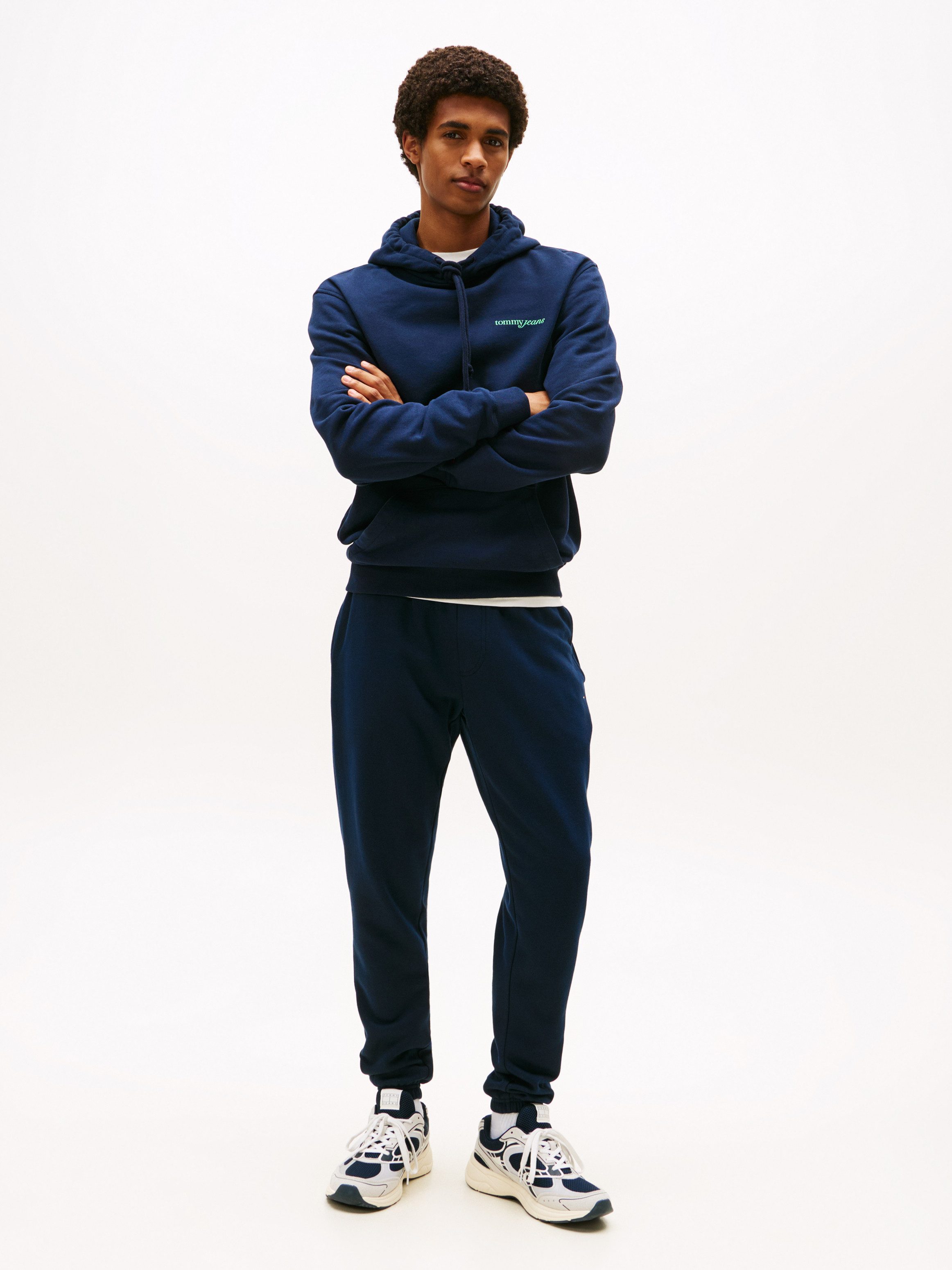 TOMMY JEANS Sweatbroek TJM SLIM S FLAG SWEATPANT