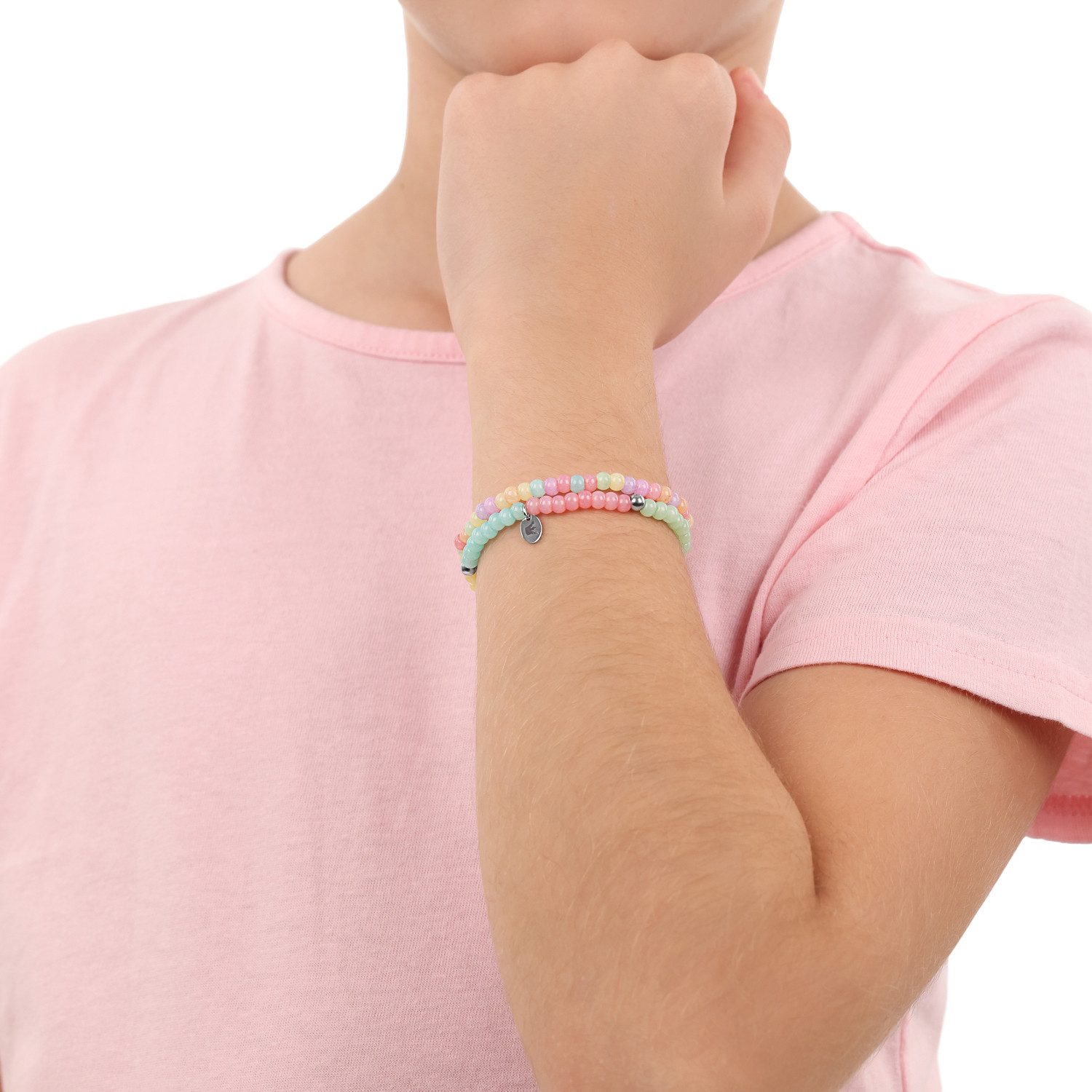 Prinzessin Lillifee Armbandset Bont in regenboogkleuren, 2039906 (set, 2-delig, Incl. sieradendoos)