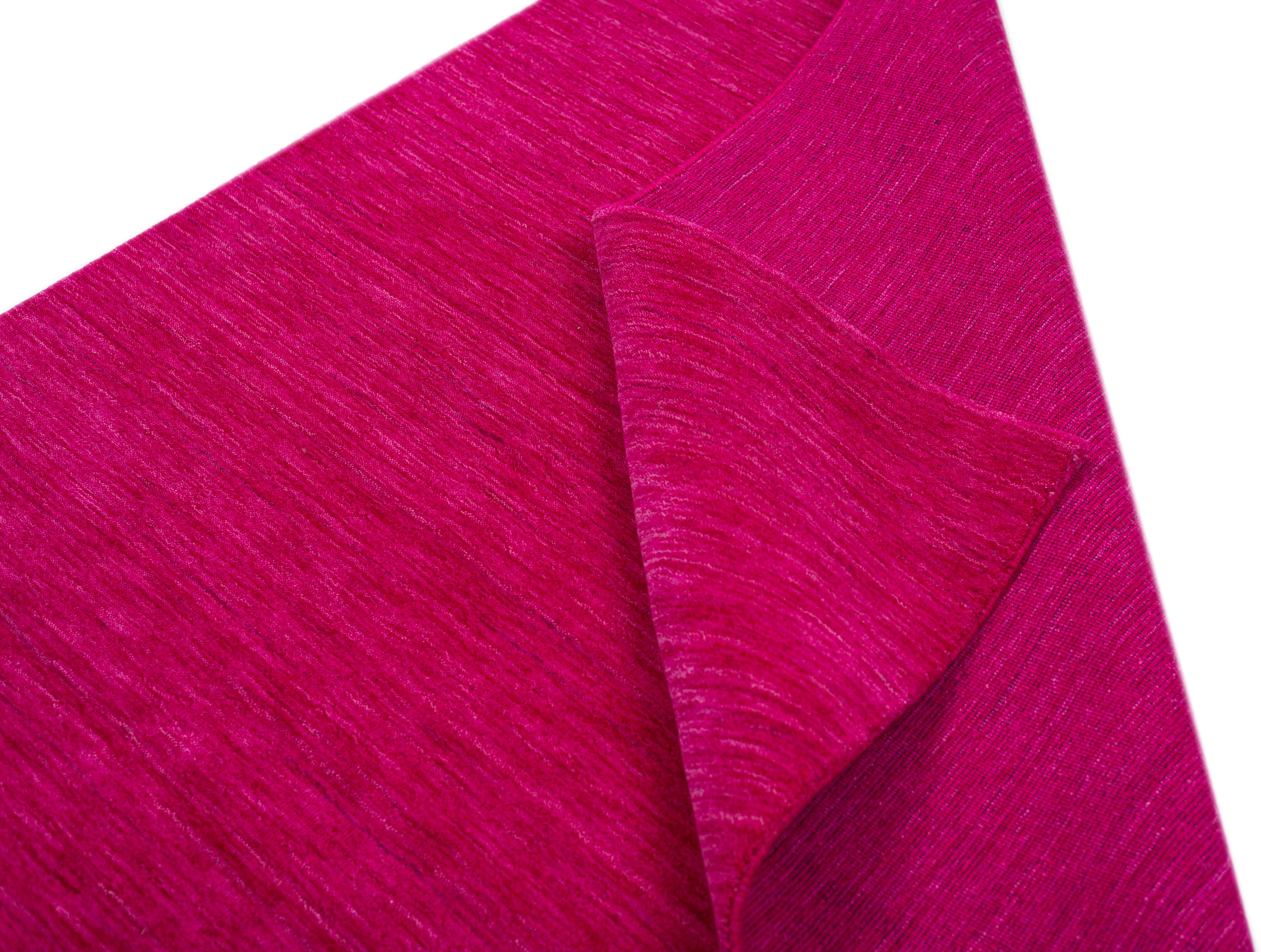 THEKO Wollen kleed Holi Unikleuren, iets mêlee, zuivere wol, met de hand geweven met knoop-look