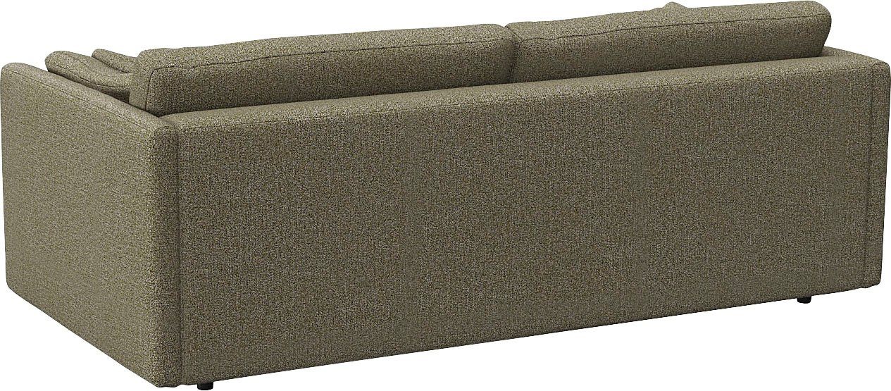 FLEXLUX 3-zitsbank Lovane Zacht en zeer comfortabel, grote zitdiepte op koudschuim, inclusief sierkussen