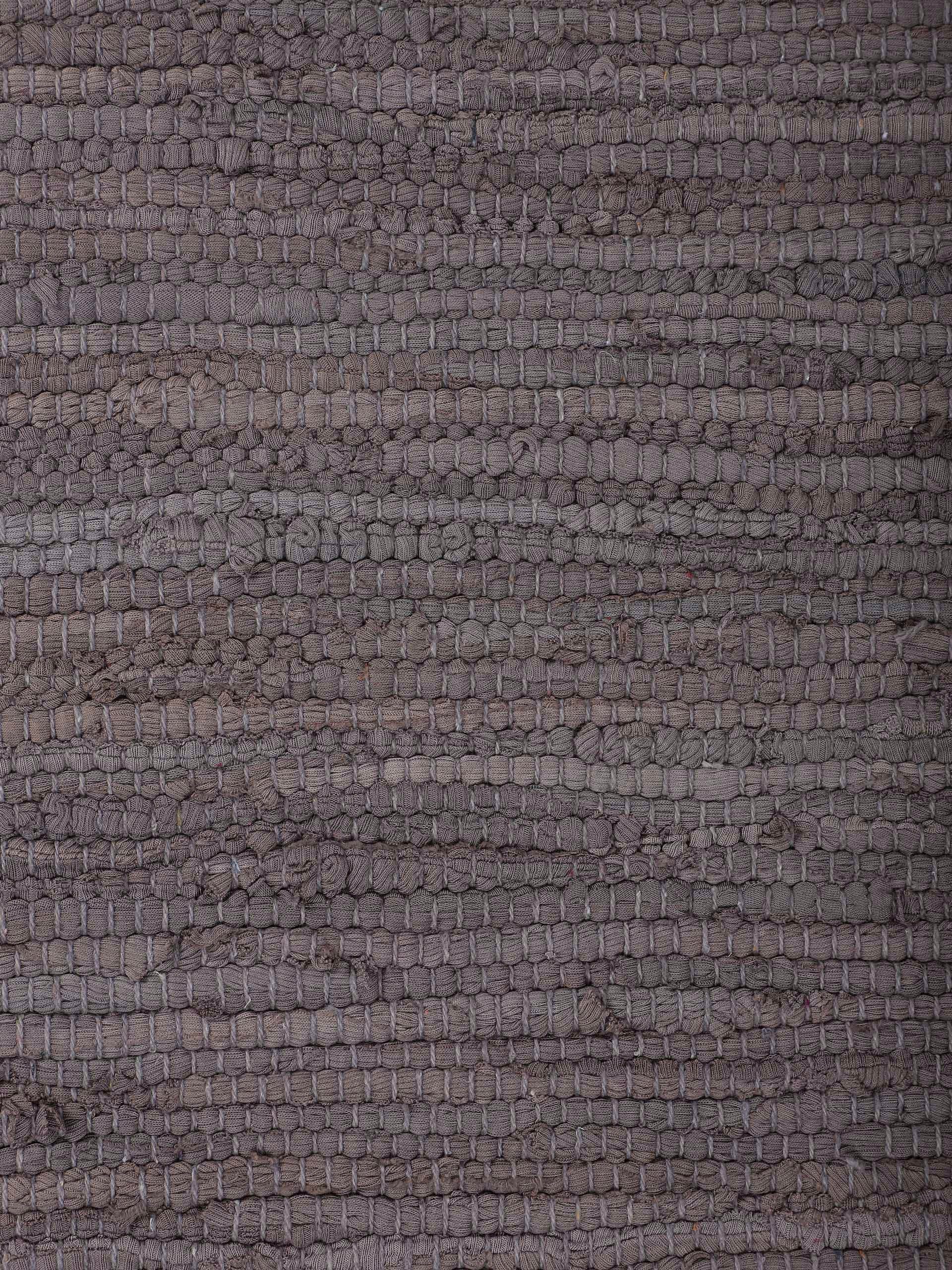 my home Vloerkleed Handgeweven uni, omkeerbaar tapijt Patchwork vloerkleed, puur katoen, handgeweven, effen, met franjes
