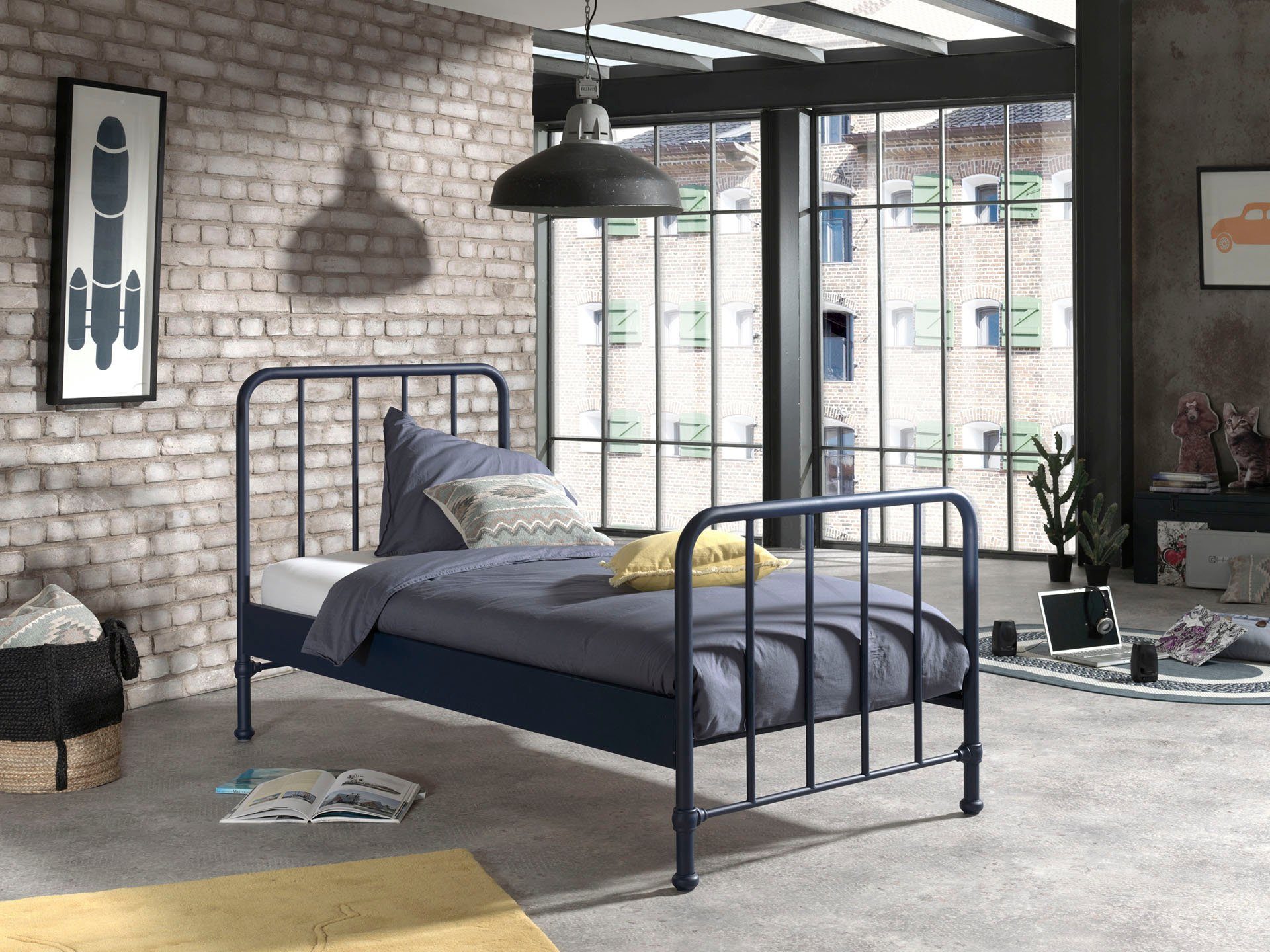 Vipack Kinderbed Bronxx Metalen ledikant