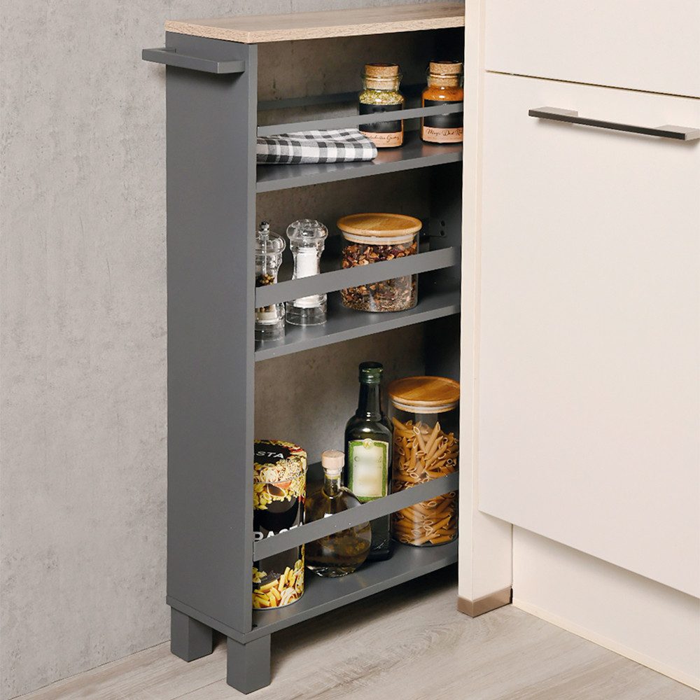 KESPER for kitchen & home Keukentrolley Niswagen, grijs