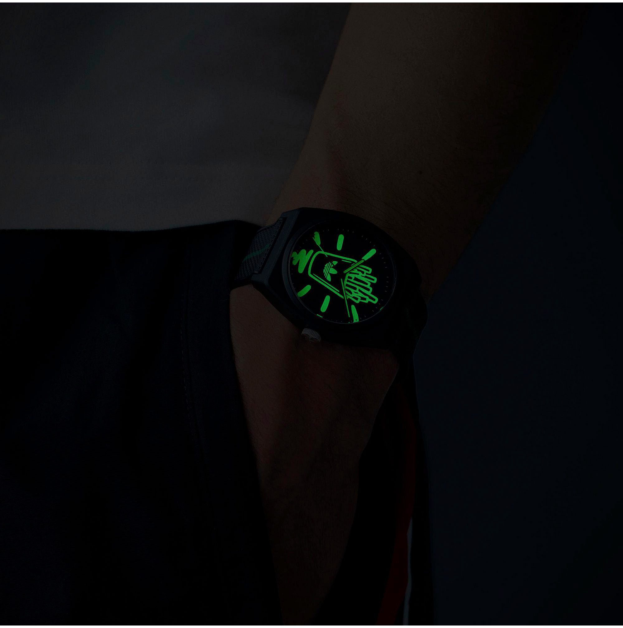 adidas Originals Kwartshorloge PROJECT TWO Polshorloge, herenhorloge, dameshorloge, harsband, waterafstotend tot 5 bar