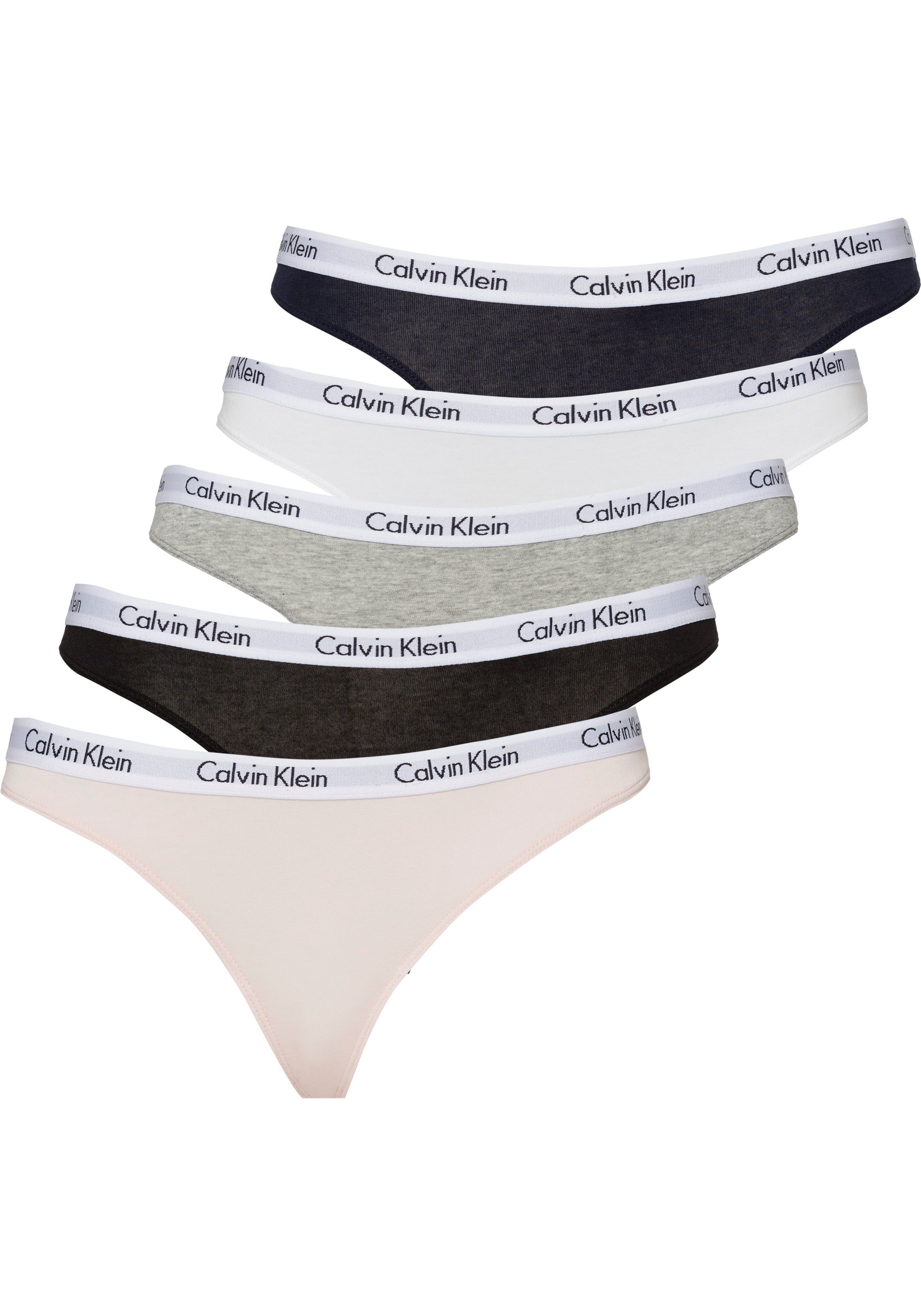 Laster Gek Beven Calvin Klein Tanga THONG 5PK (set, 5 stuks, Set van 5) online verkrijgbaar  | OTTO