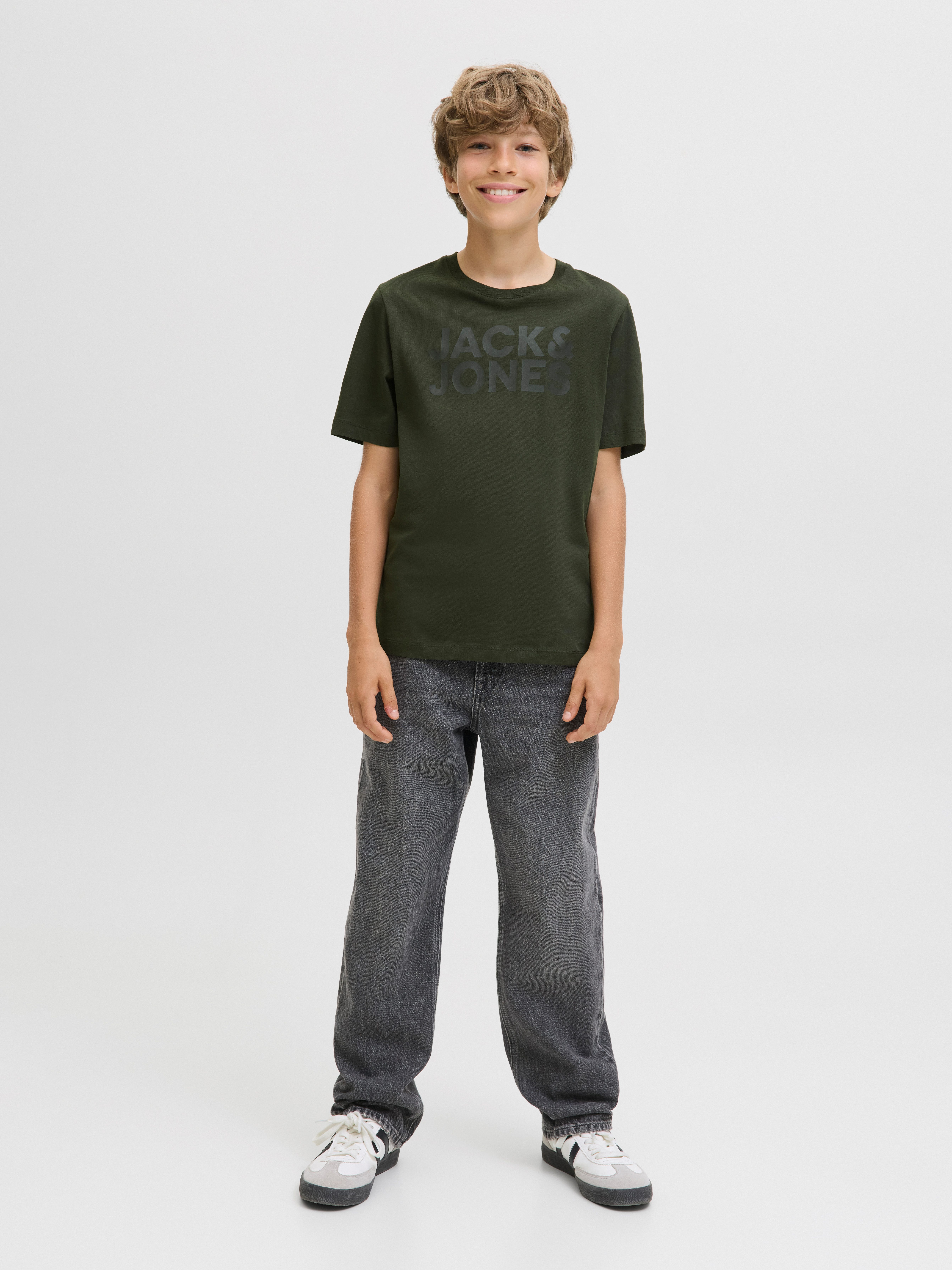 Jack & Jones Junior Shirt met ronde hals JJECORP LOGO TEE SS O-NECK NOOS JNR