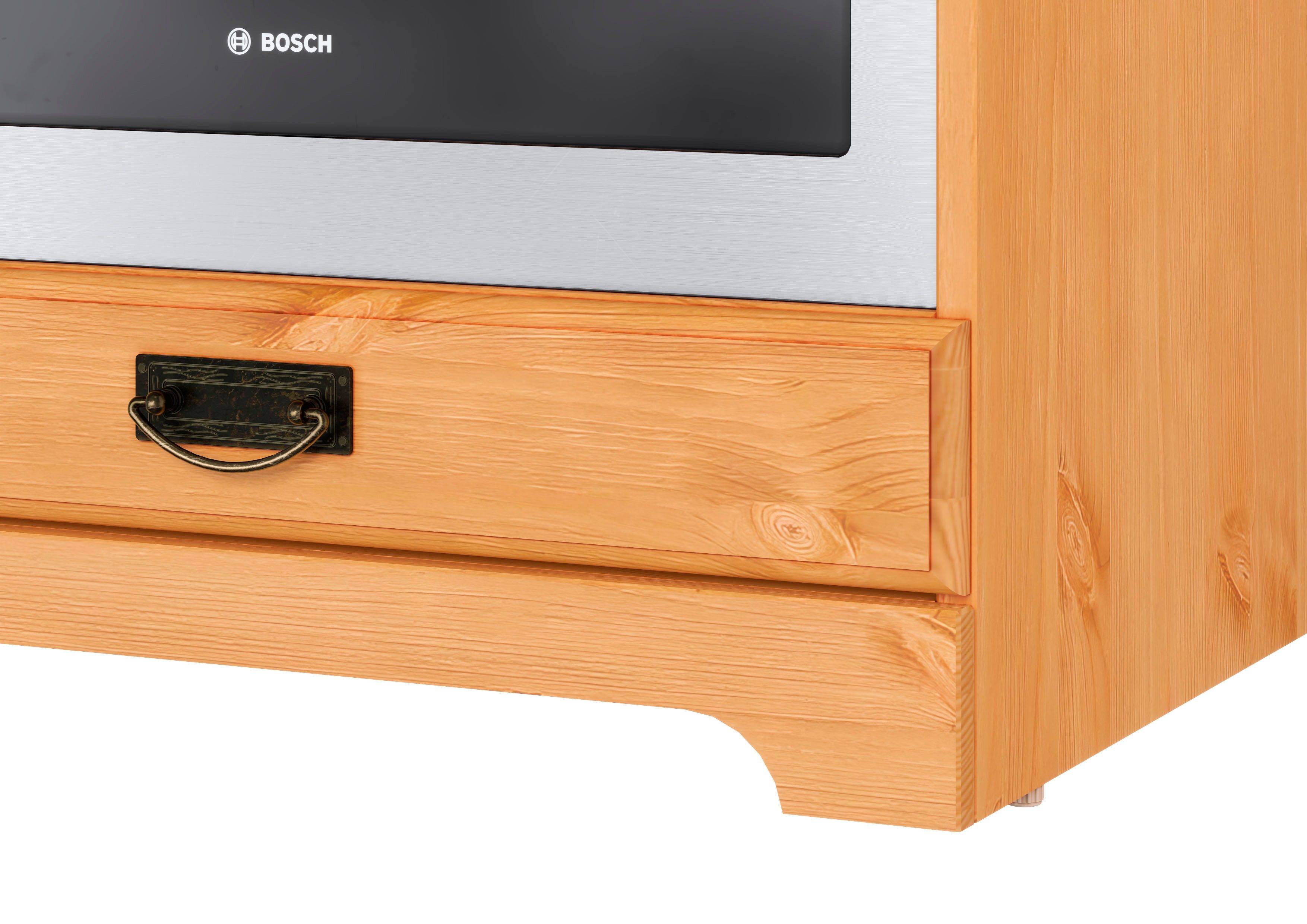 Home affaire Ombouwkast voor oven Rügen Breedte 60 cm, massief grenen, nismaat fornuis B/D/H 56,7/54,2/60,5 cm