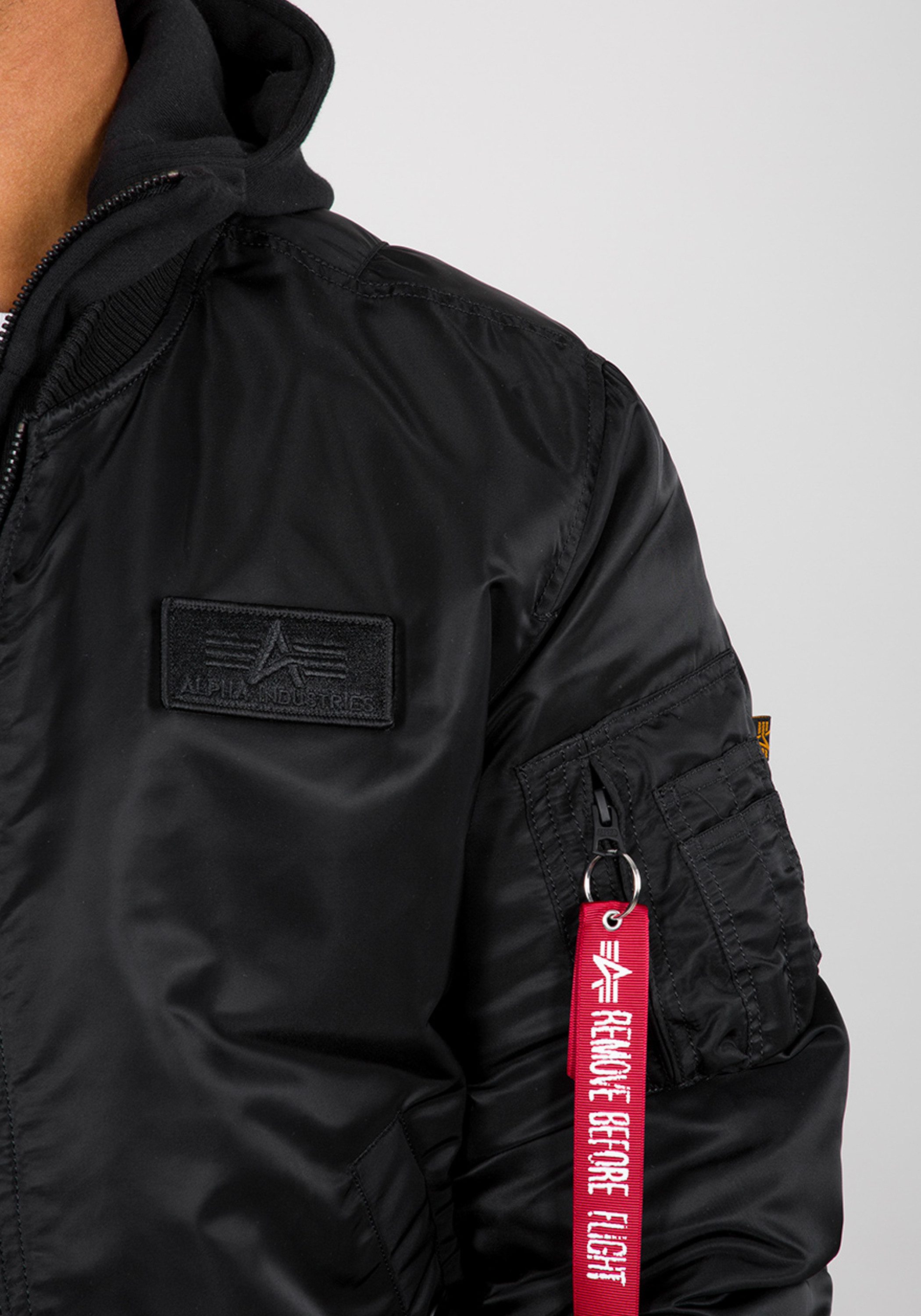 Alpha Industries Bomberjack Alpha Industries Men - Bomber Jackets MA-1 Zip Hood Back Print