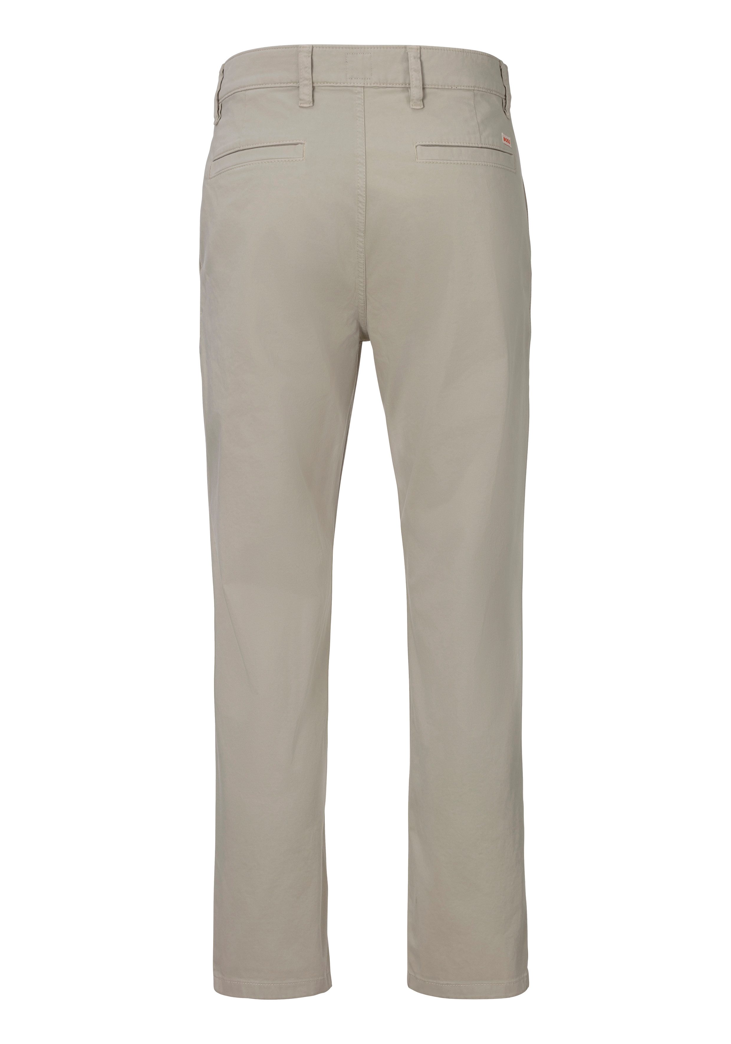 Boss Orange Chino tapered met boss-logo aan de achterkant