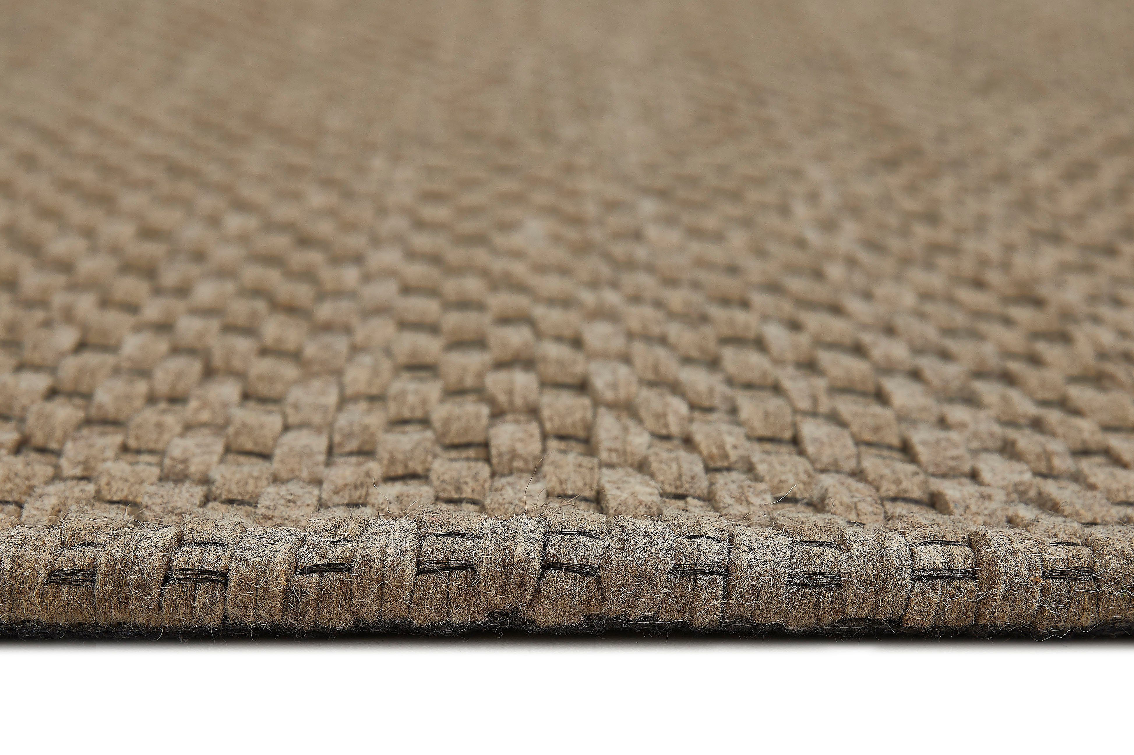LUXOR living Wollen kleed Nora Handgeweven kleed, platweefsel, met de hand geweven, zuivere wol