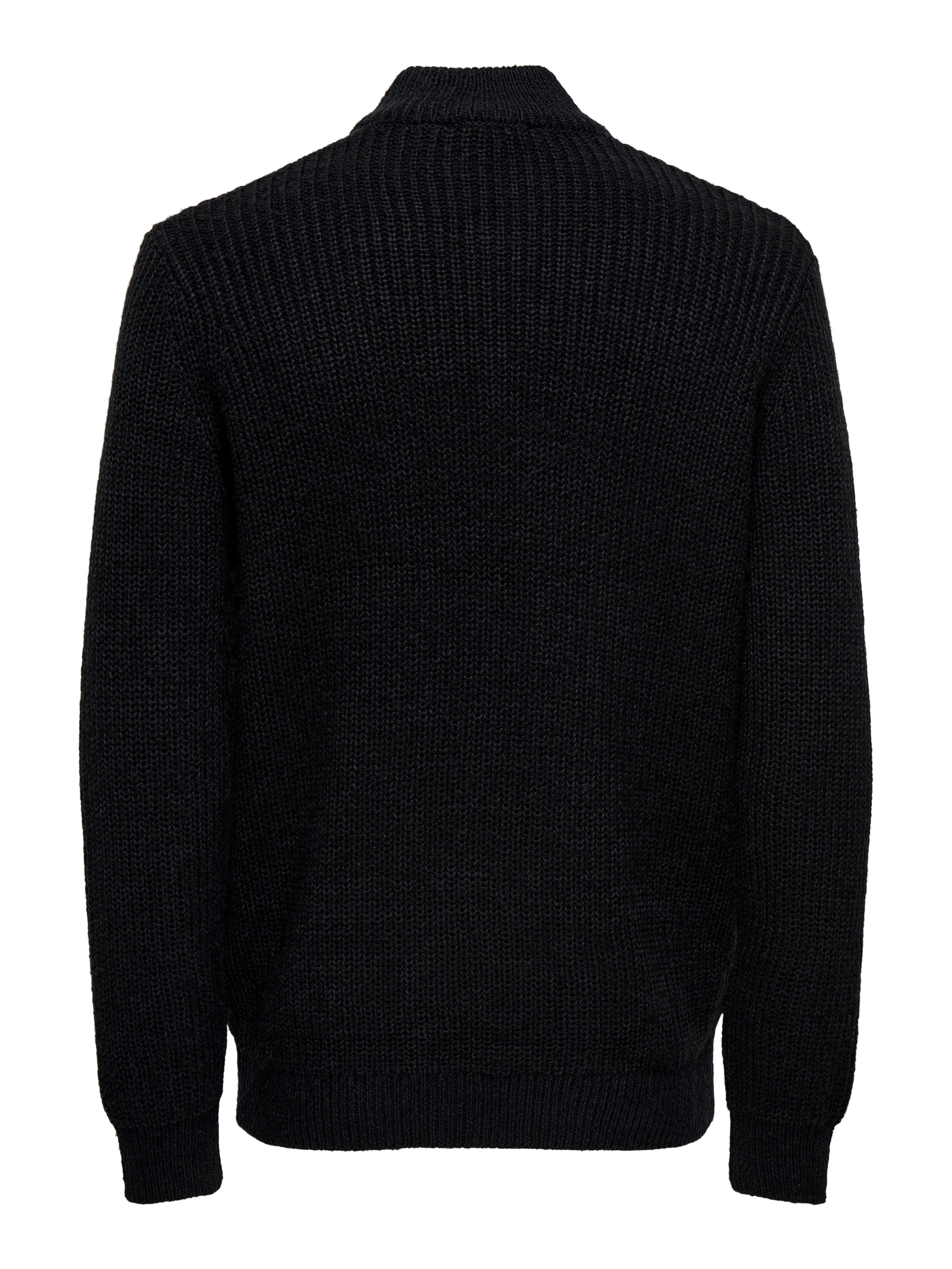 ONLY & SONS Schipperstrui ONSROLF REG HALF ZIP NECK KNIT - OTL