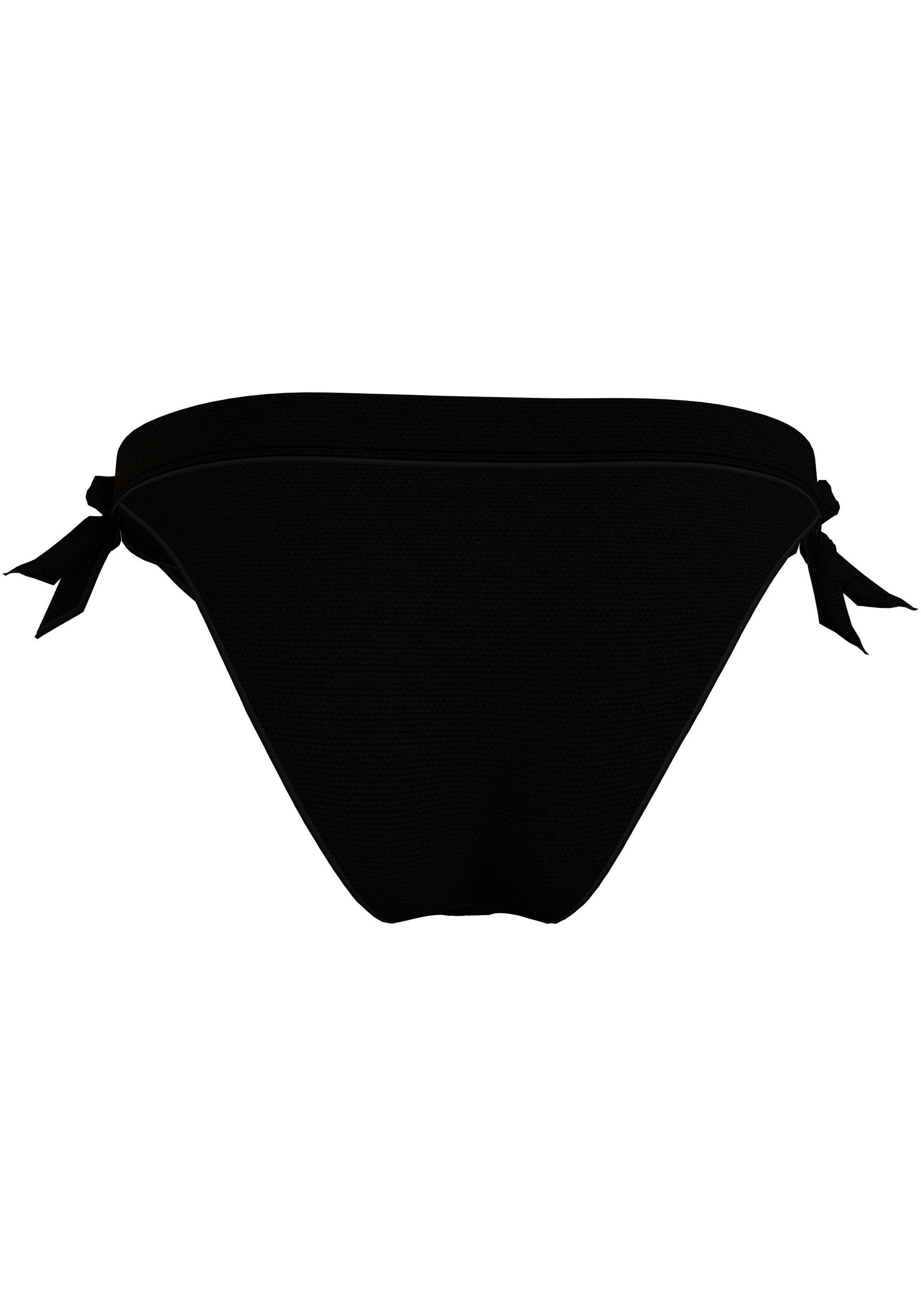 Tommy Hilfiger Swimwear Bikinibroekje SIDE TIE BIKINI met een logo-opschrift