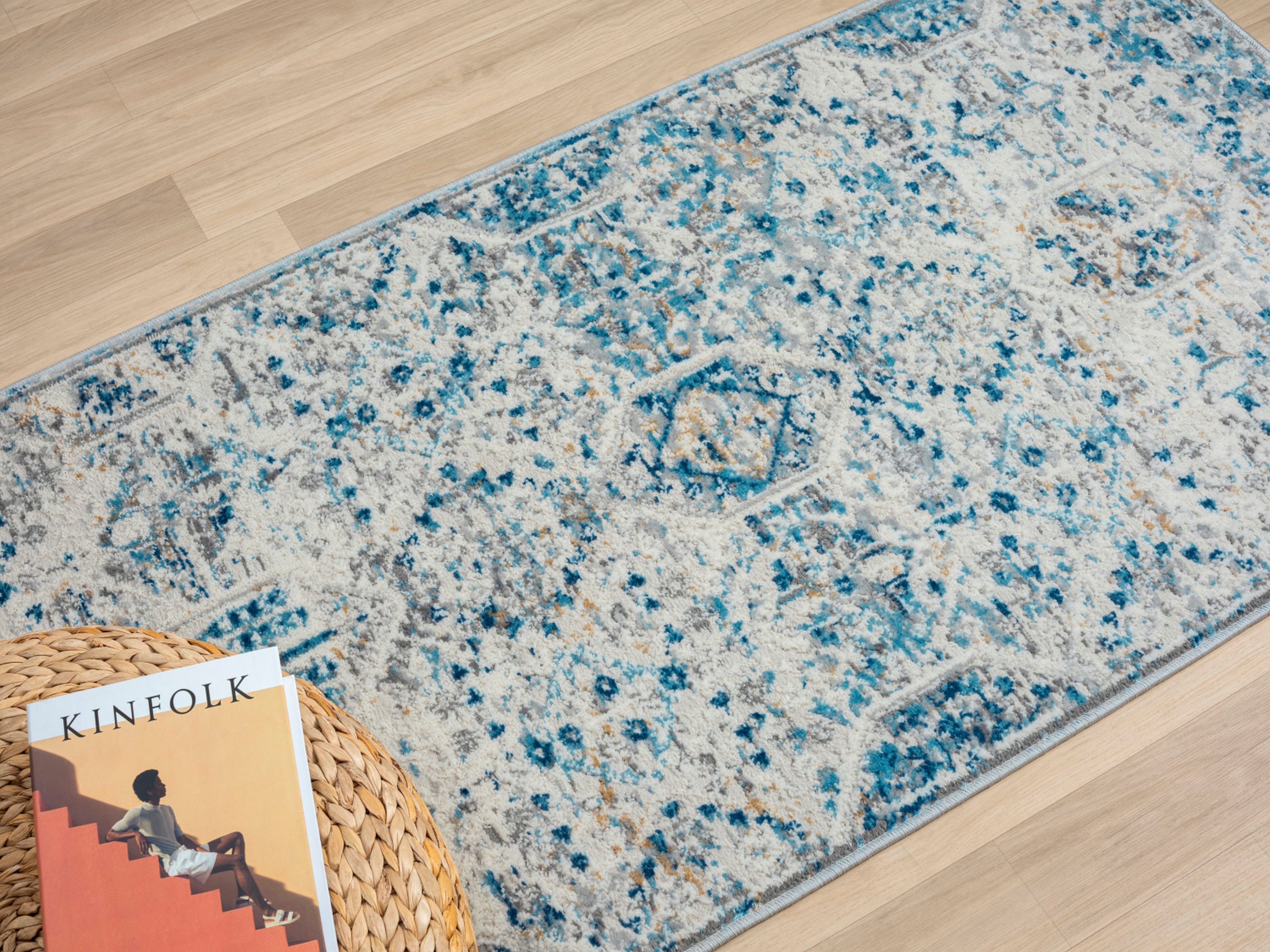 Myflair Möbel & Accessoires Vloerkleed My Heriz 2 Kortpolig, klassiek oosters ontwerp, bijzonder zacht door microvezel