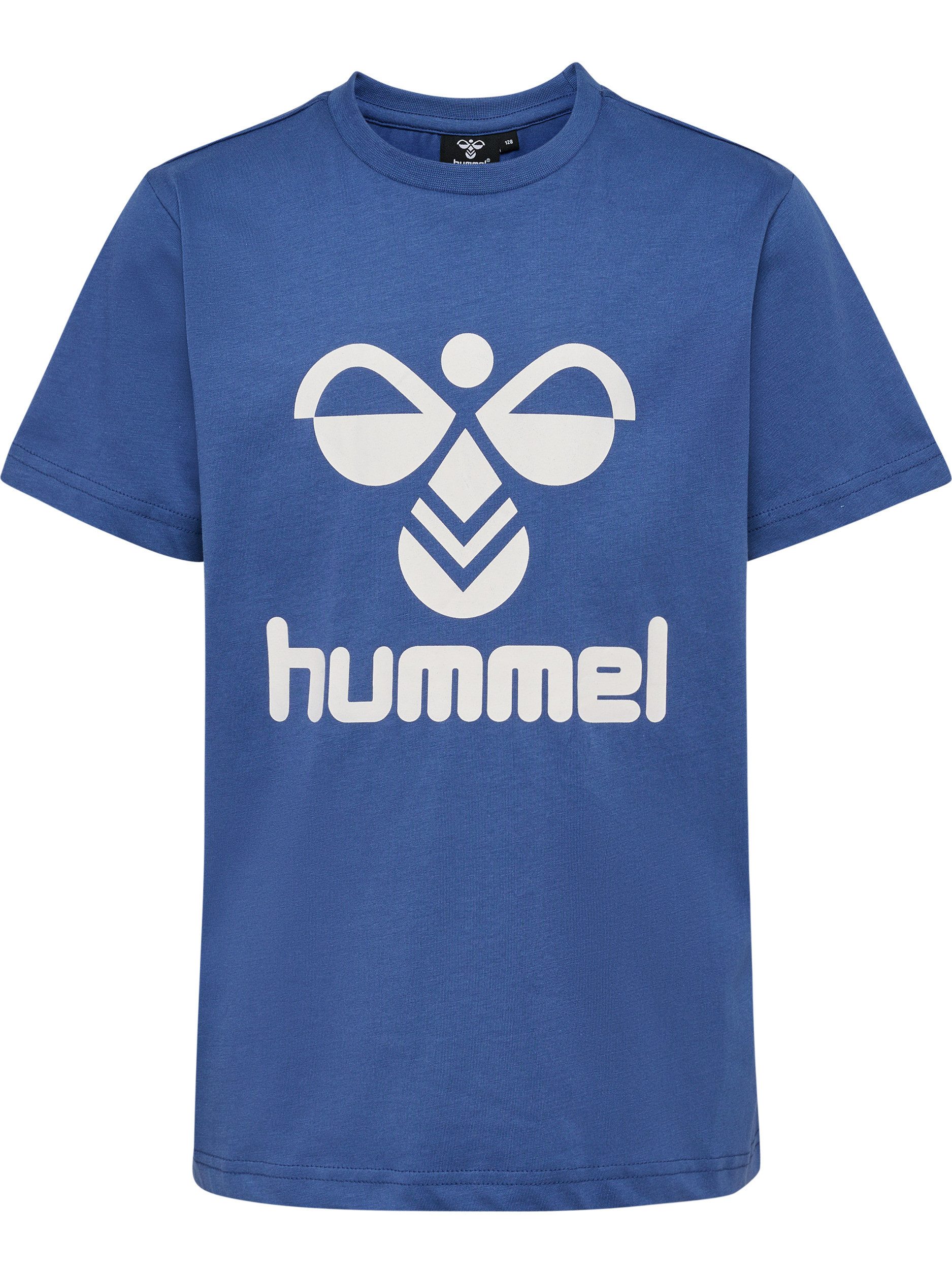 hummel T-shirt HmlTRES T-SHIRT S/S (1-delig) jongens t-shirts maat 176 blauw