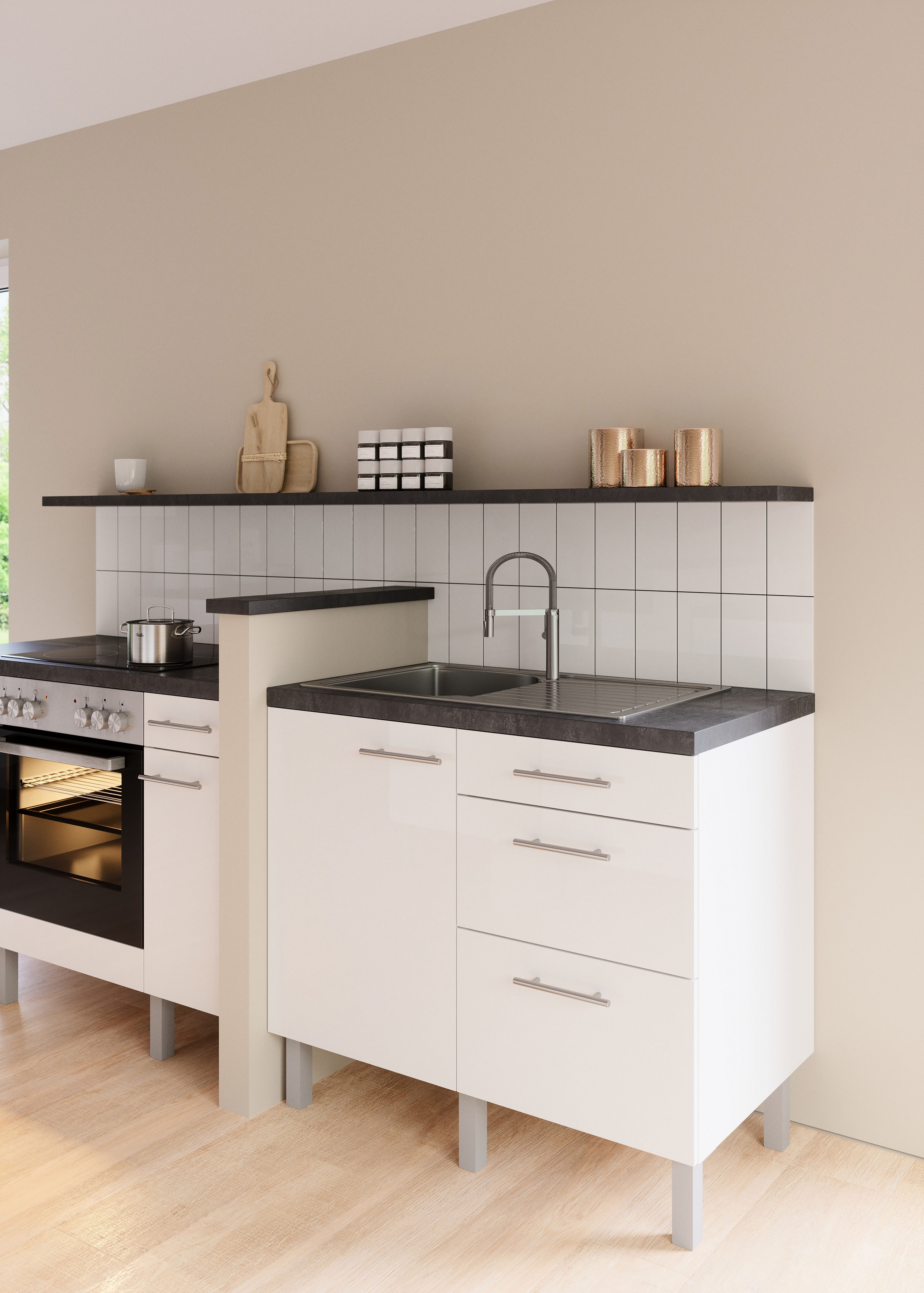 OPTIFIT Pantry keuken Lilly Breedte 100 cm