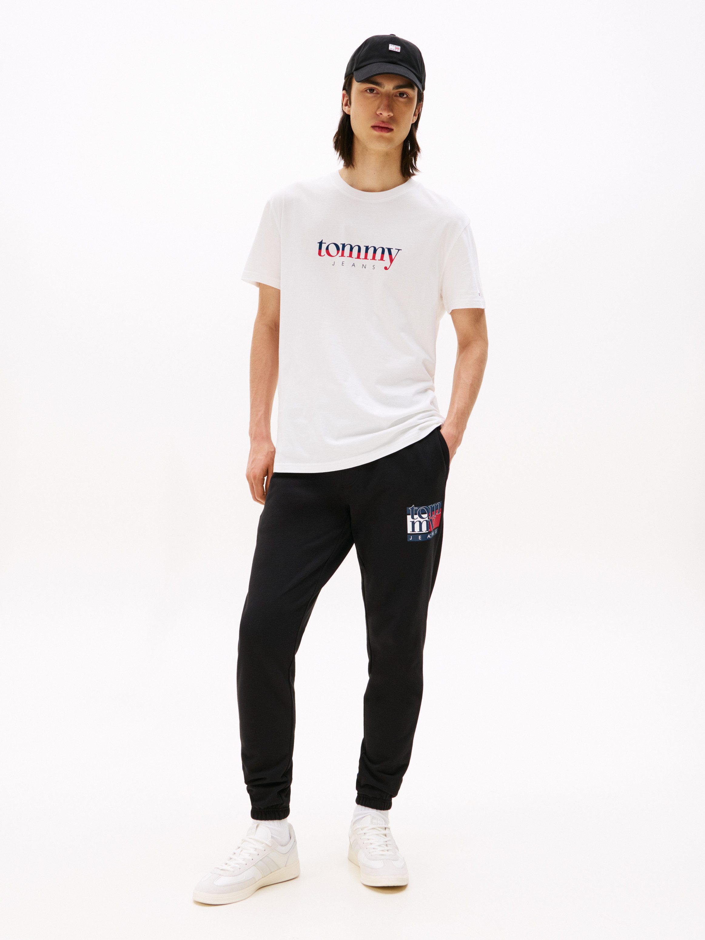 TOMMY JEANS T-shirt Van jersey met logo