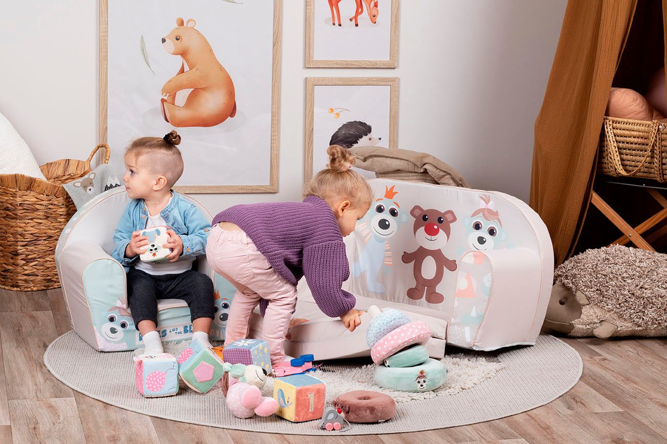 Knorrtoys® Fauteuil Babies and the bear