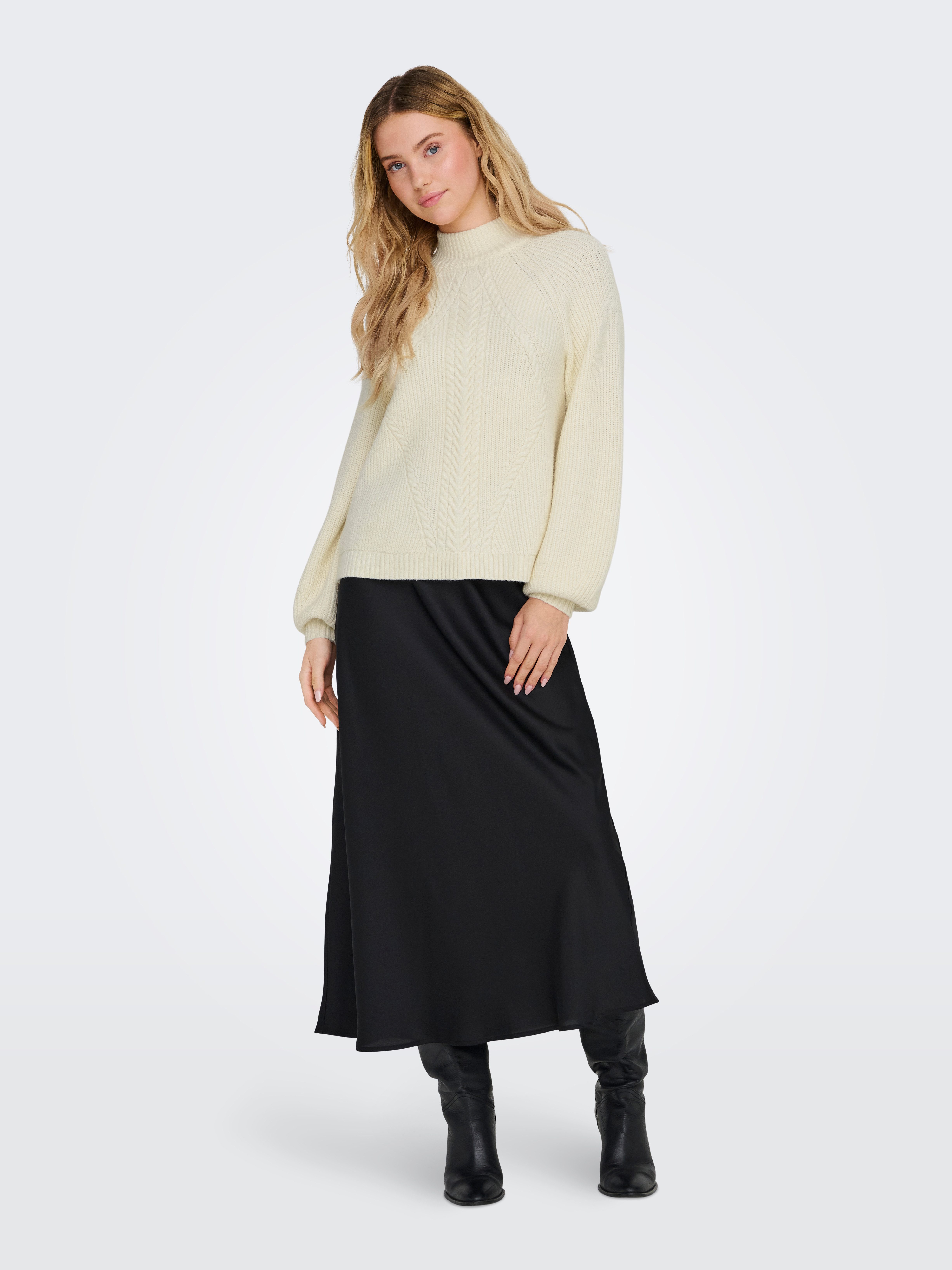 Only Trui met staande kraag ONLKATIA LS DETAIL HIGHNECK CC KNT