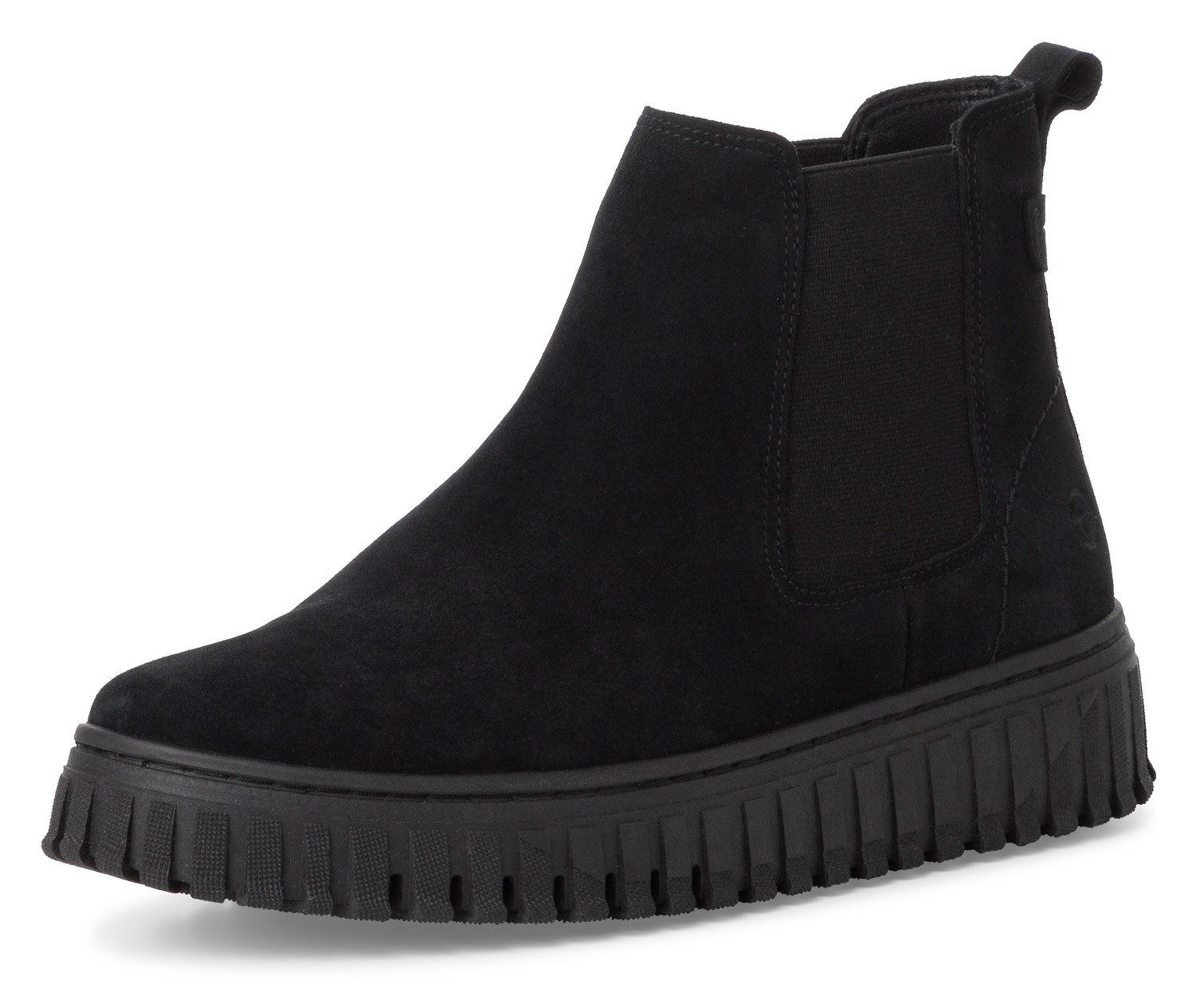 Tamaris Chelsea-boots , plateau, enkellaars, laarzen met stretch aan beide zijden