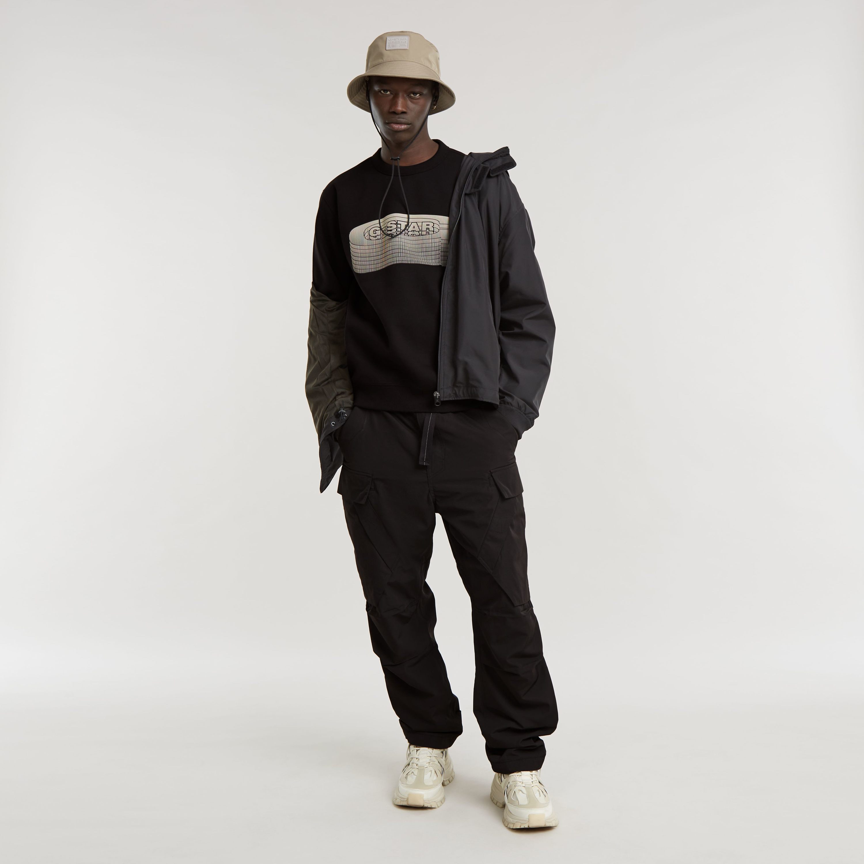 G-Star RAW Sweatshirt Stacked Old Skool Logo R