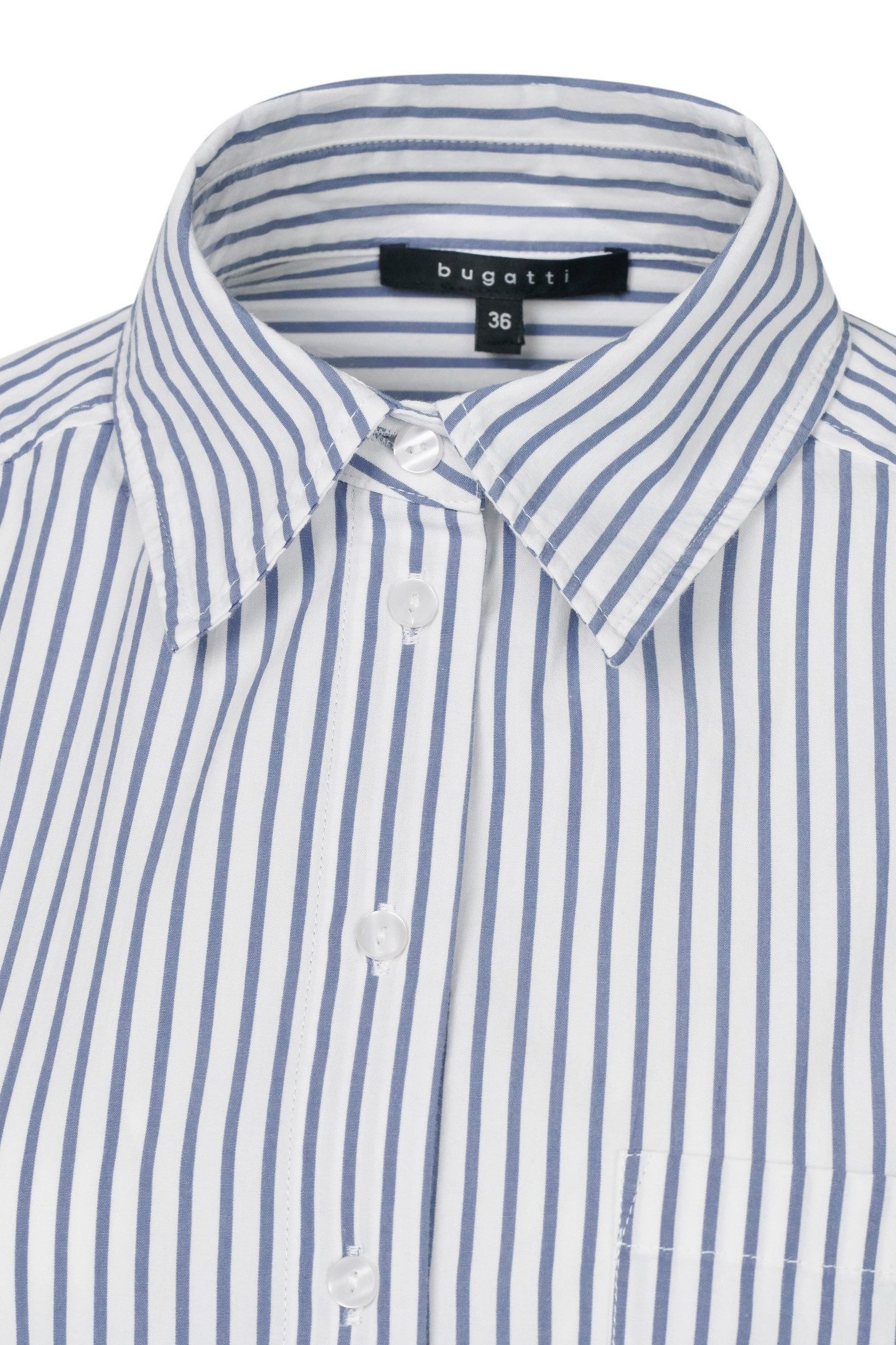 Bugatti Overhemdblouse gemaakt van 100% katoen