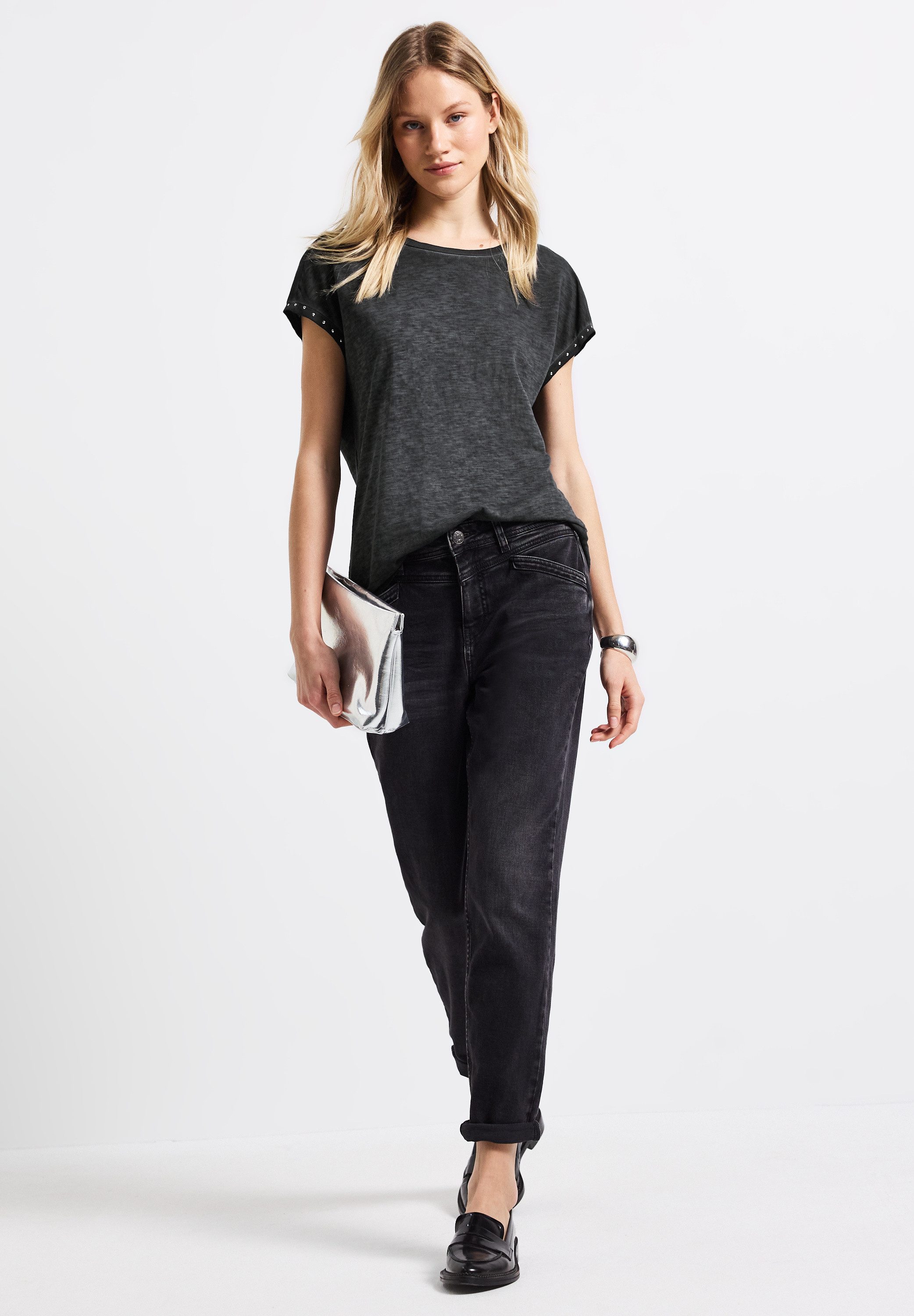 STREET ONE Shirttop met studsdetails