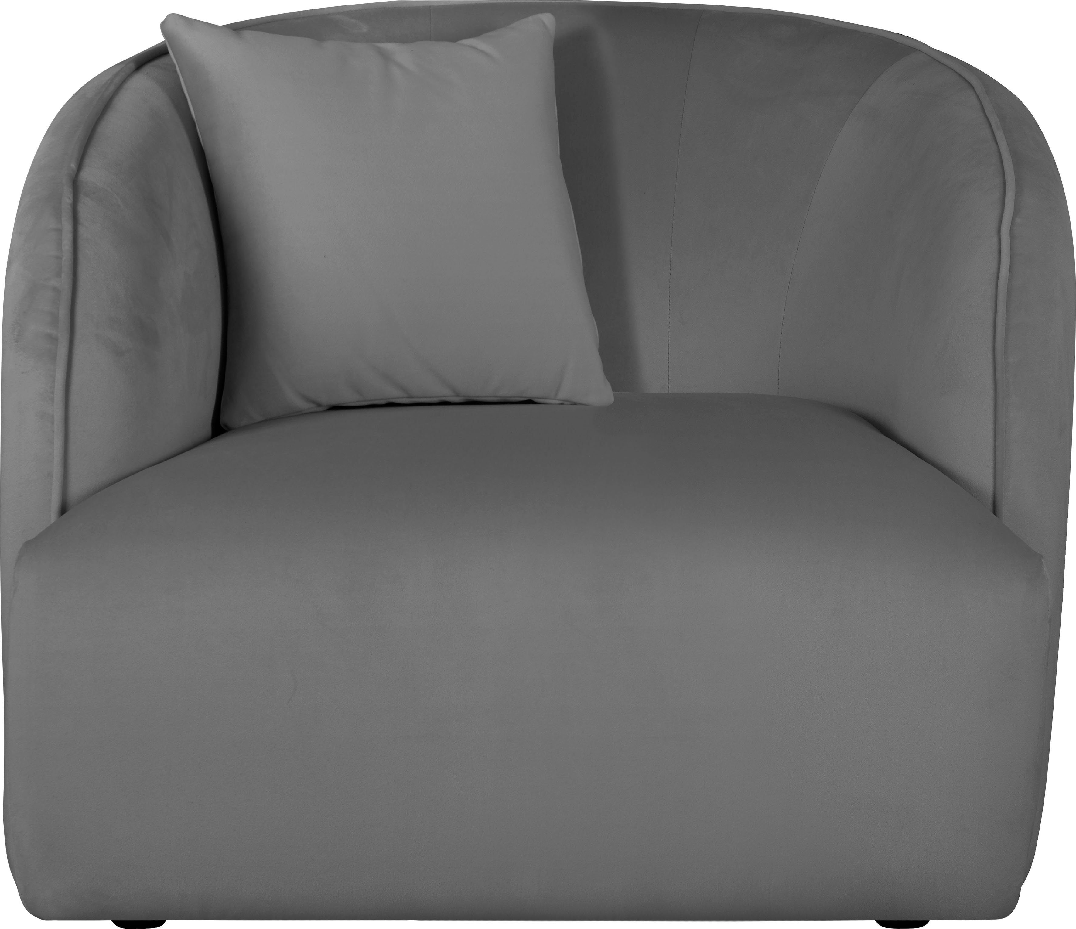 andas Fauteuil Kreukelzone ook met bouclé-bekleding