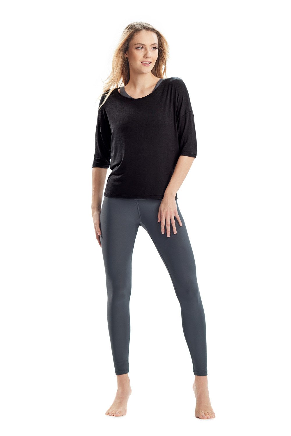Winshape Shirt met 3 4 mouwen BAMS001 Zijdezacht bamboeweefsel