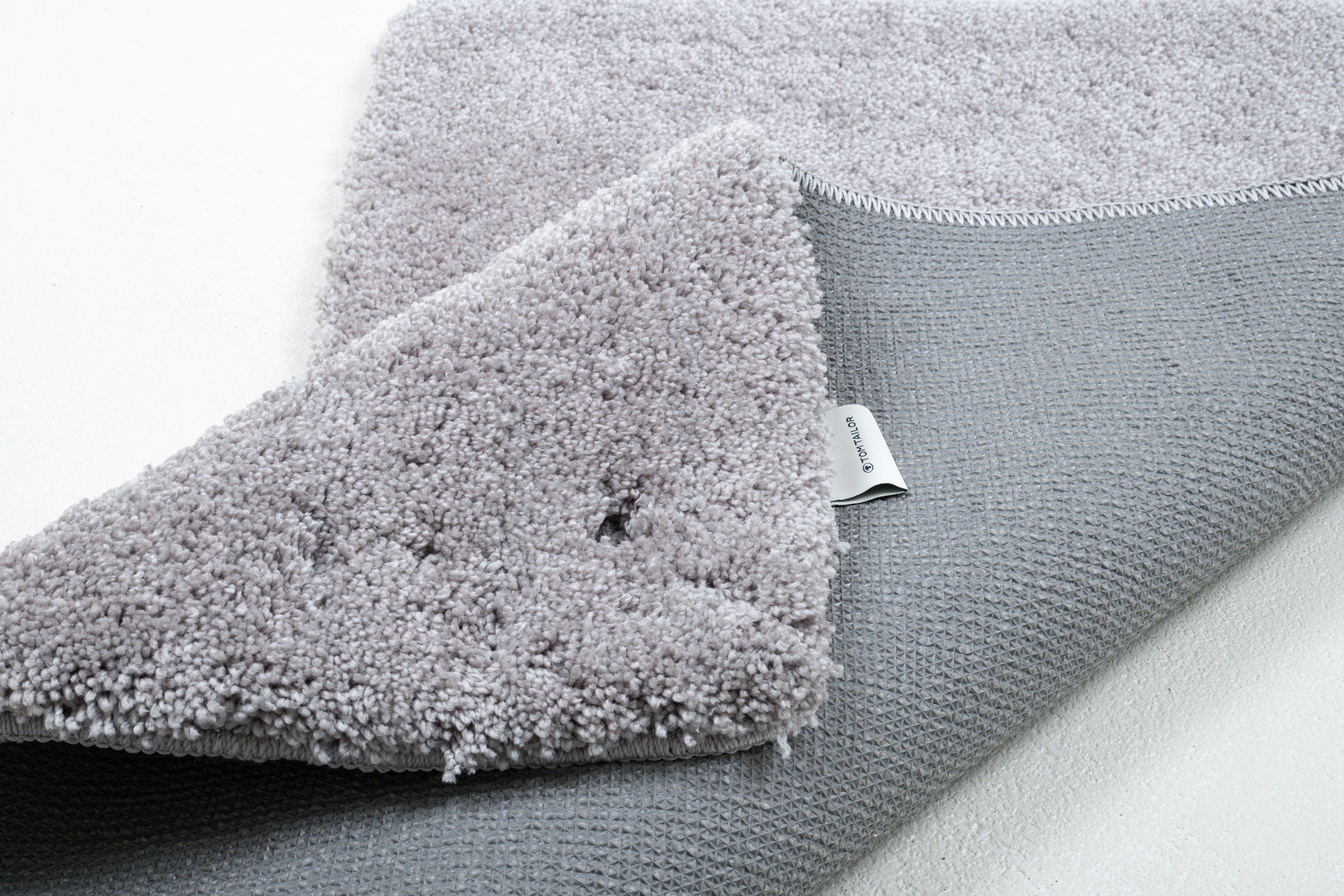 TOM TAILOR HOME Badmat Cozy Bath UNI Badmat, effen kleuren, rechthoekig, rond en ovaal verkrijgbaar (1 stuk)
