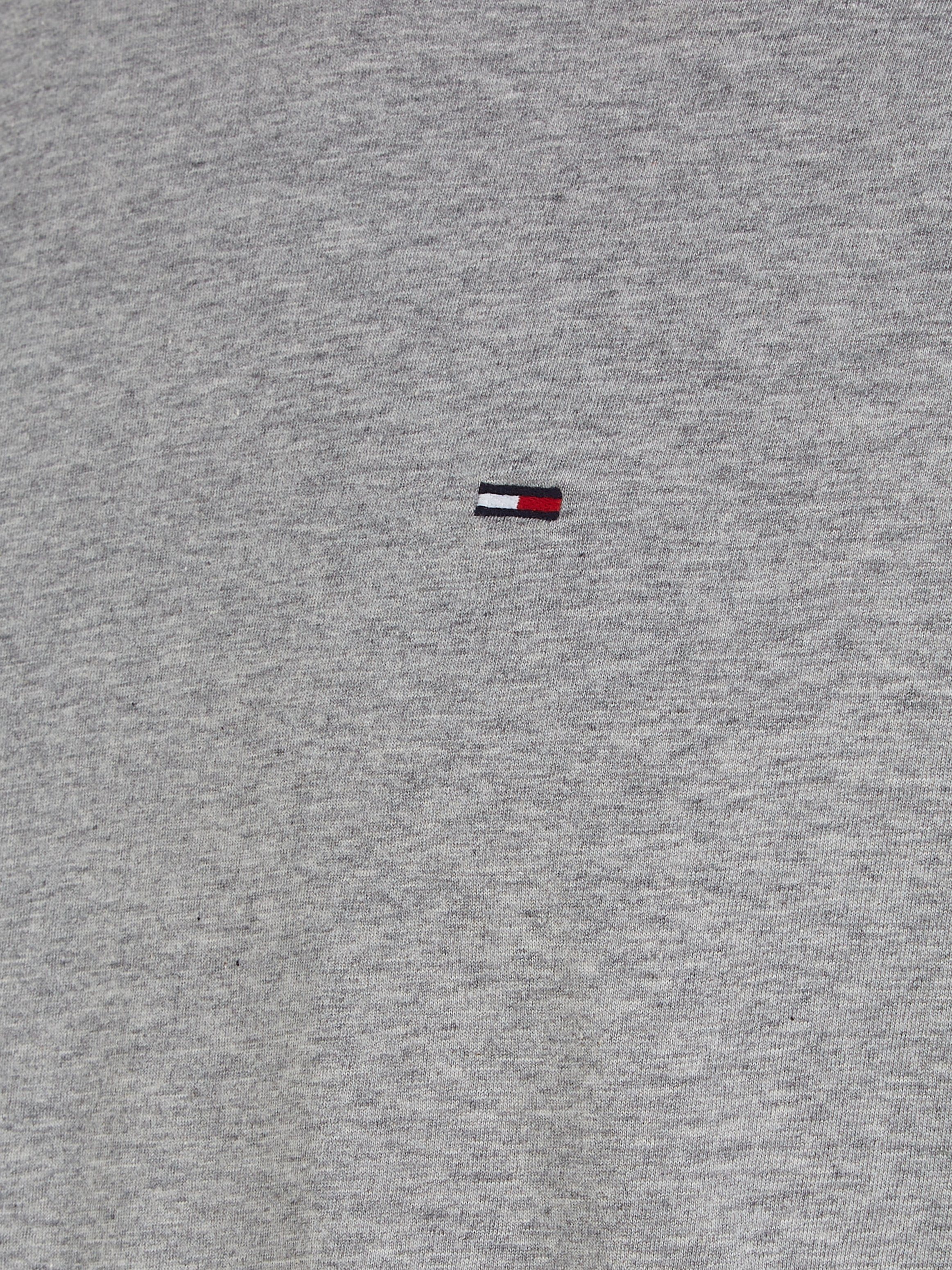 TOMMY JEANS T-shirt TJM ESSENTIAL SOLID TEE met ronde hals en subtiele logo-vlag